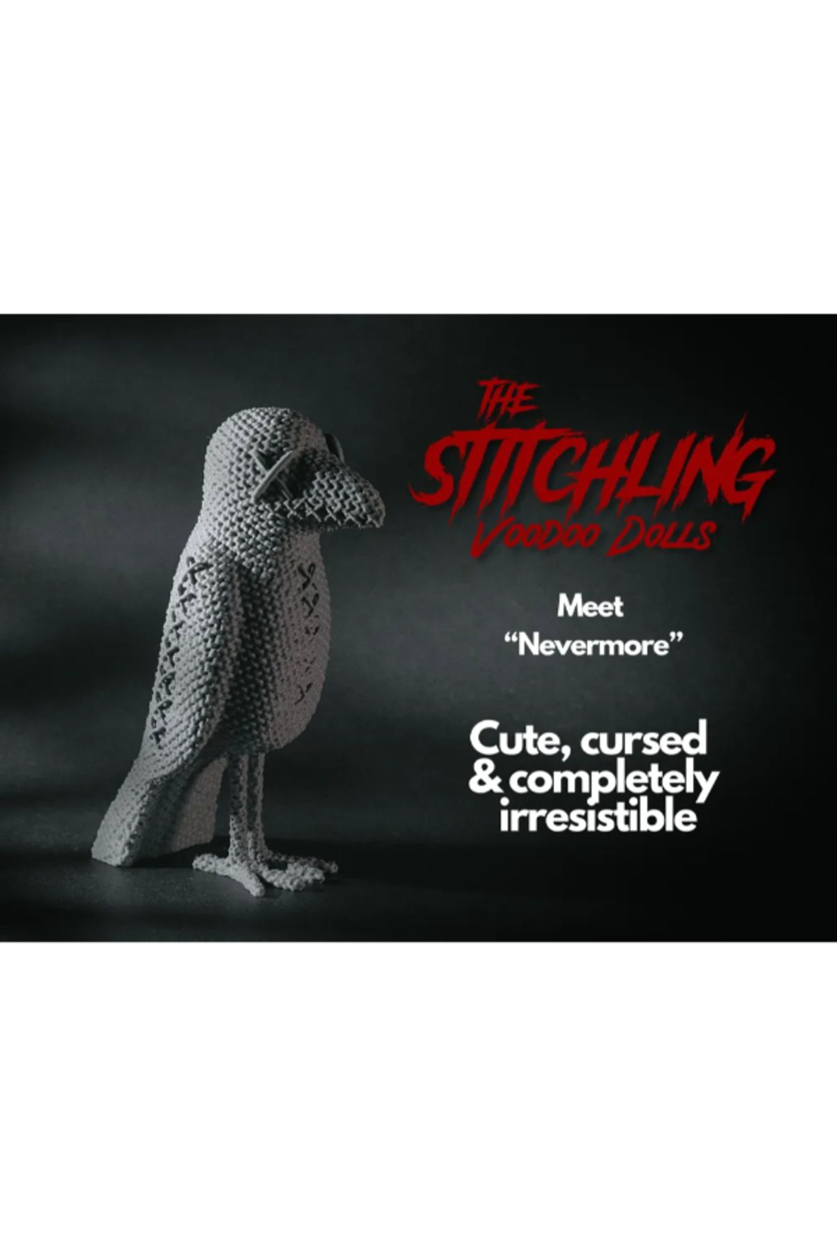 3d model s Stitchling Voodoo Bebek – Nevermore Temalı Figür