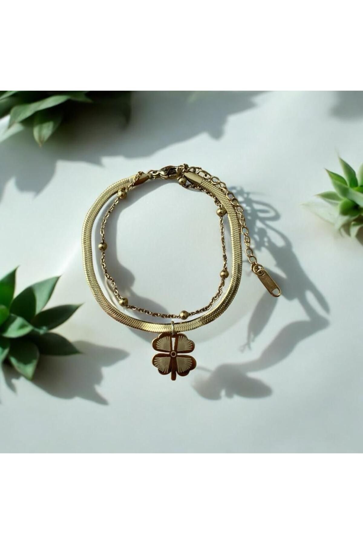 Constanza Exclusive İtalyan Yonca Bileklik