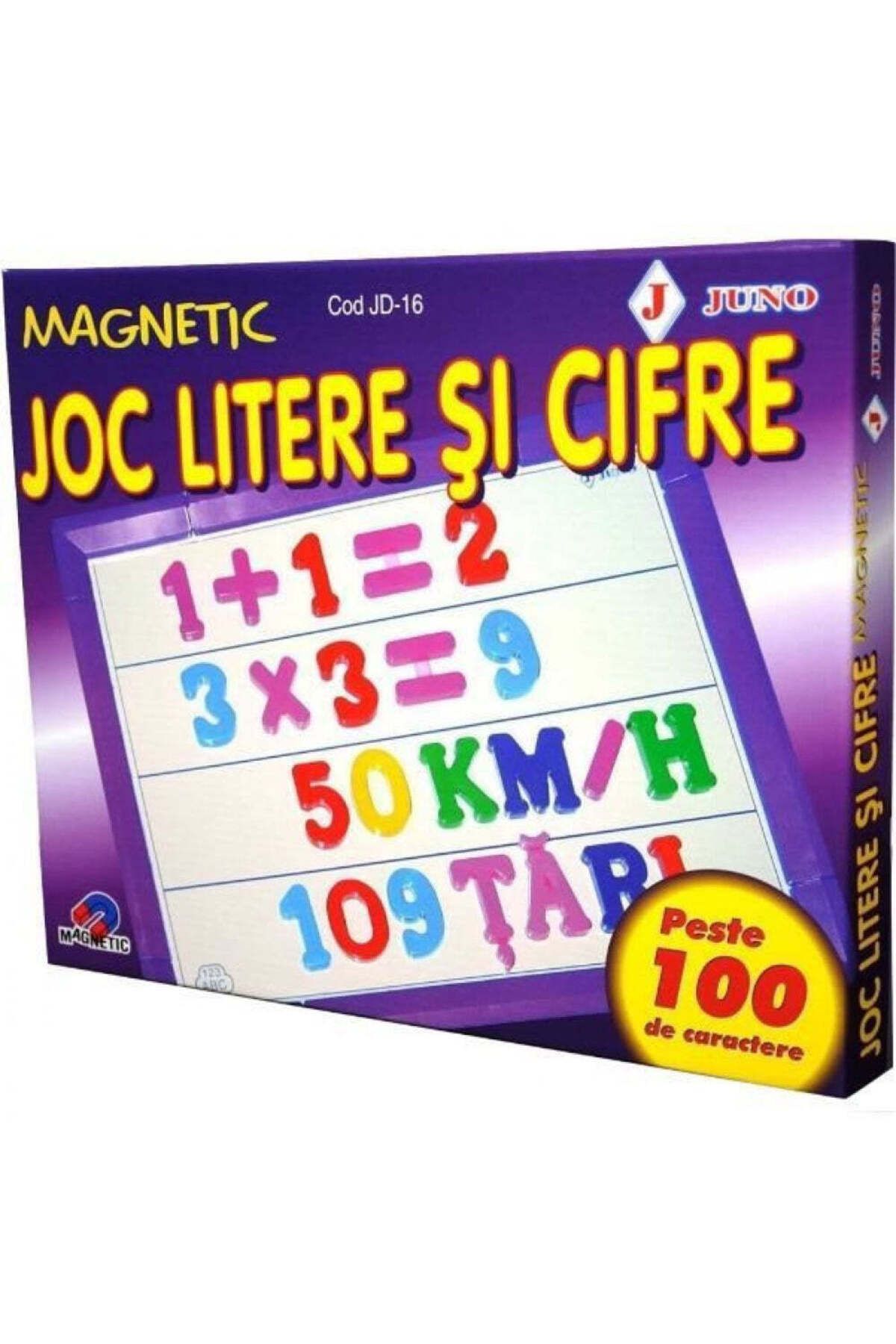 JUNO Joc Educațional - Litere Și Numere Magnetice - One Size