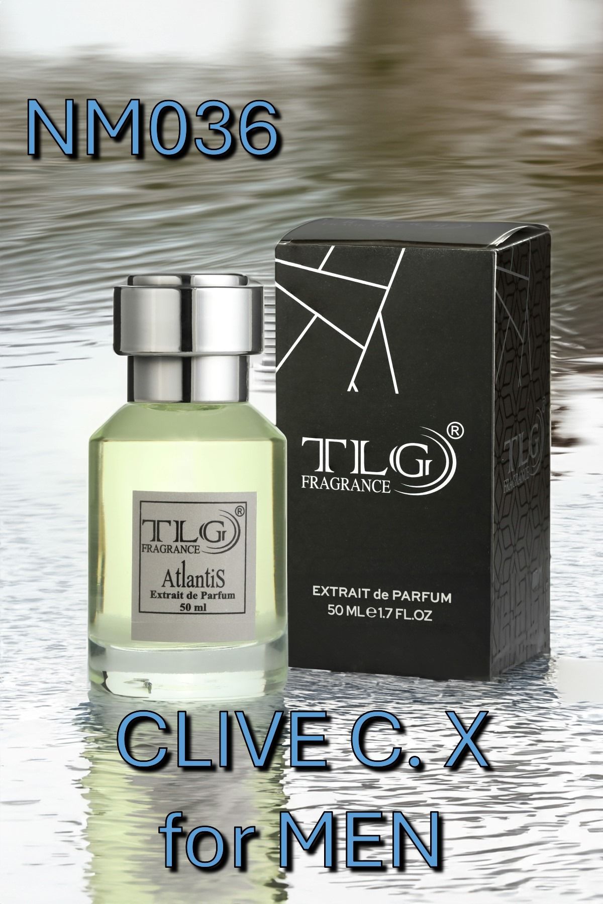 TLG TLGNM036e050 Clive C. X For Men Niche Extrait Erkek Parfümü, 50 ml