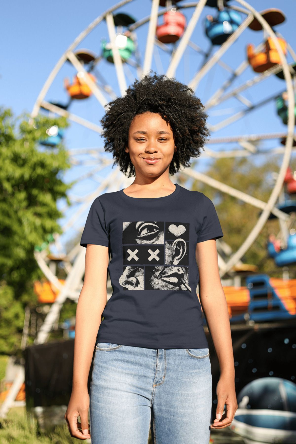 beloved.co kare tasarım baskılı t-shirt