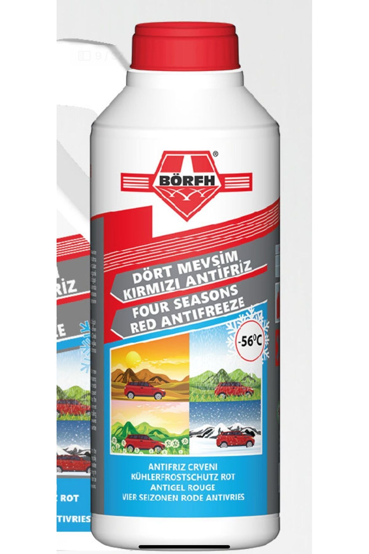 Börfh -56 Motor Antifirizi Kırmızı 1,5 LT