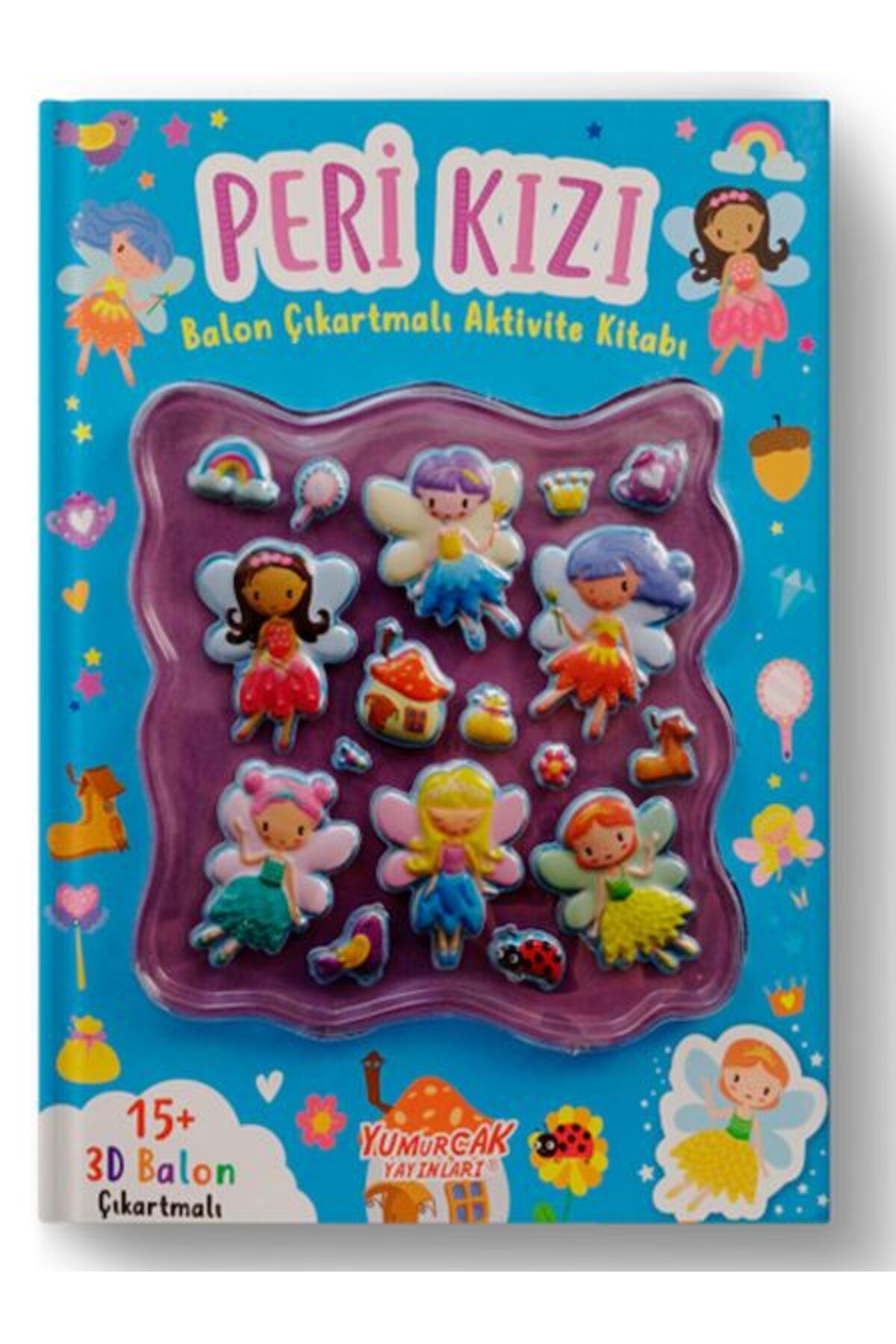 Yumurcak Yayınları Peri Kızı Balon Çıkartmalı Aktivite Kitabı