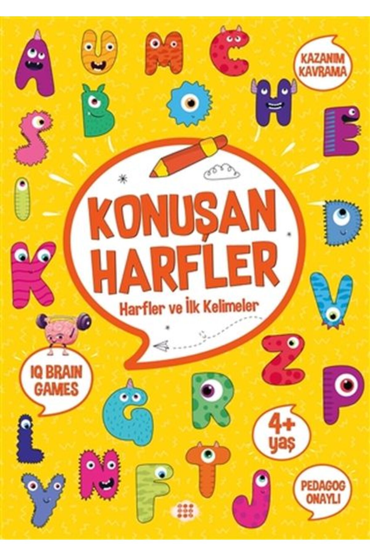 Karatay Yayınları Konuşan Harfler Harfler ve İlk Kelimeler 4 Yaş
