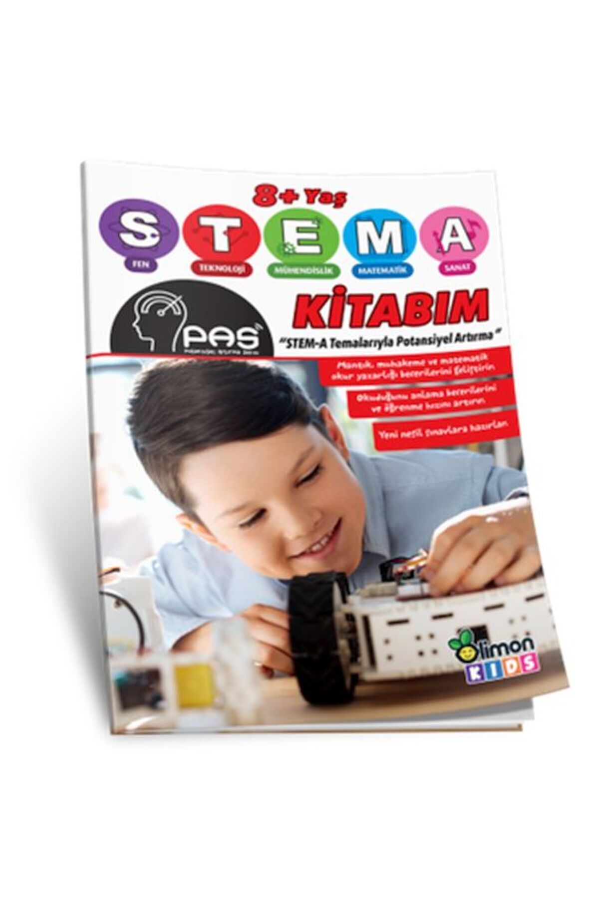 Limonkids PAS Serisi 8 Yaş STEMA Kitabım