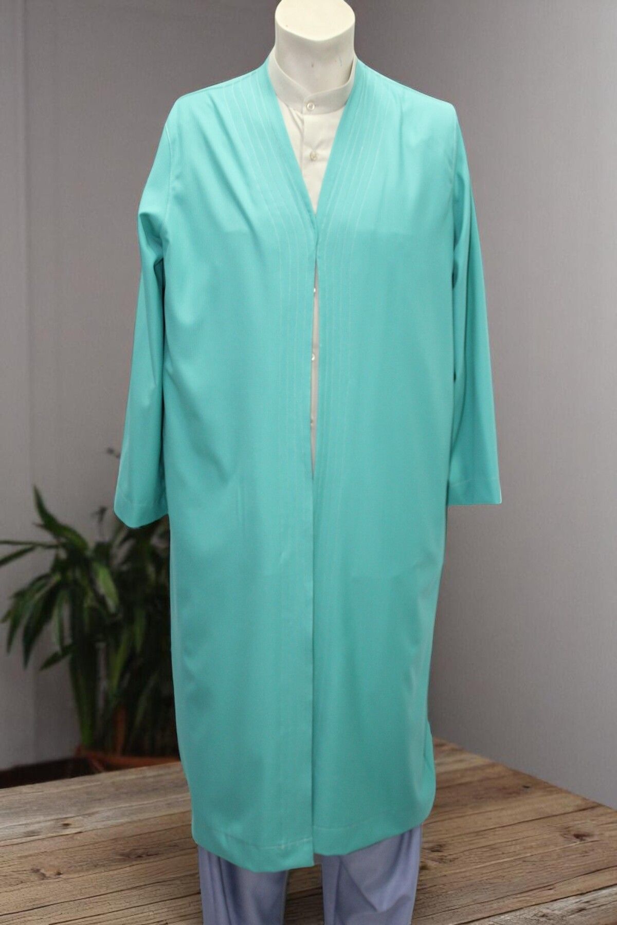 SOFT Buhara Yaka Yetişkin Namaz Cübbesi -krep Cübbe-kupra Cübbe-kırışmaz Namaz Cübbesi
