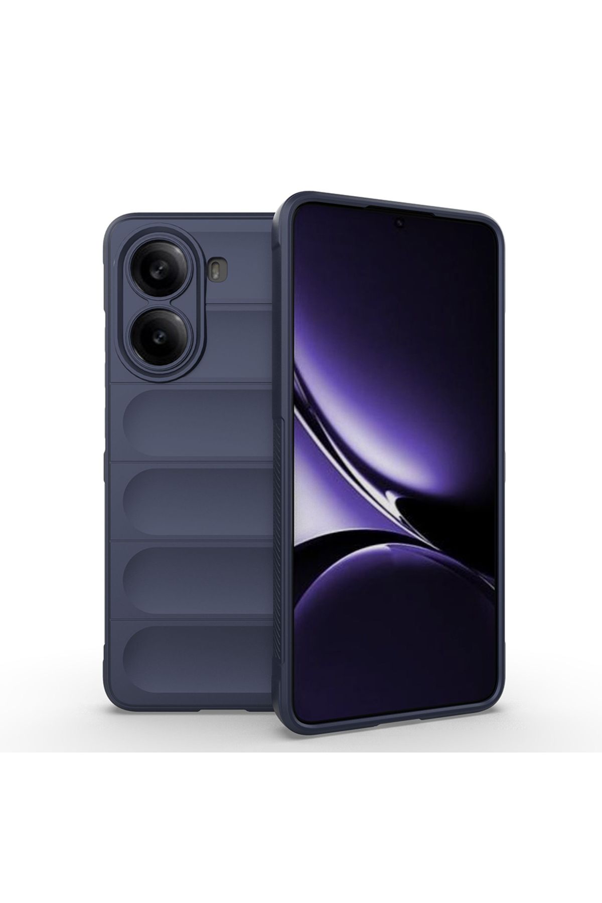 ELSAH Xiaomi Poco X7 Pro Uyumlu Kılıf Esnek TPU Oyuklu Arka Yüzey Tasarımlı Rıors Silikon Kapak