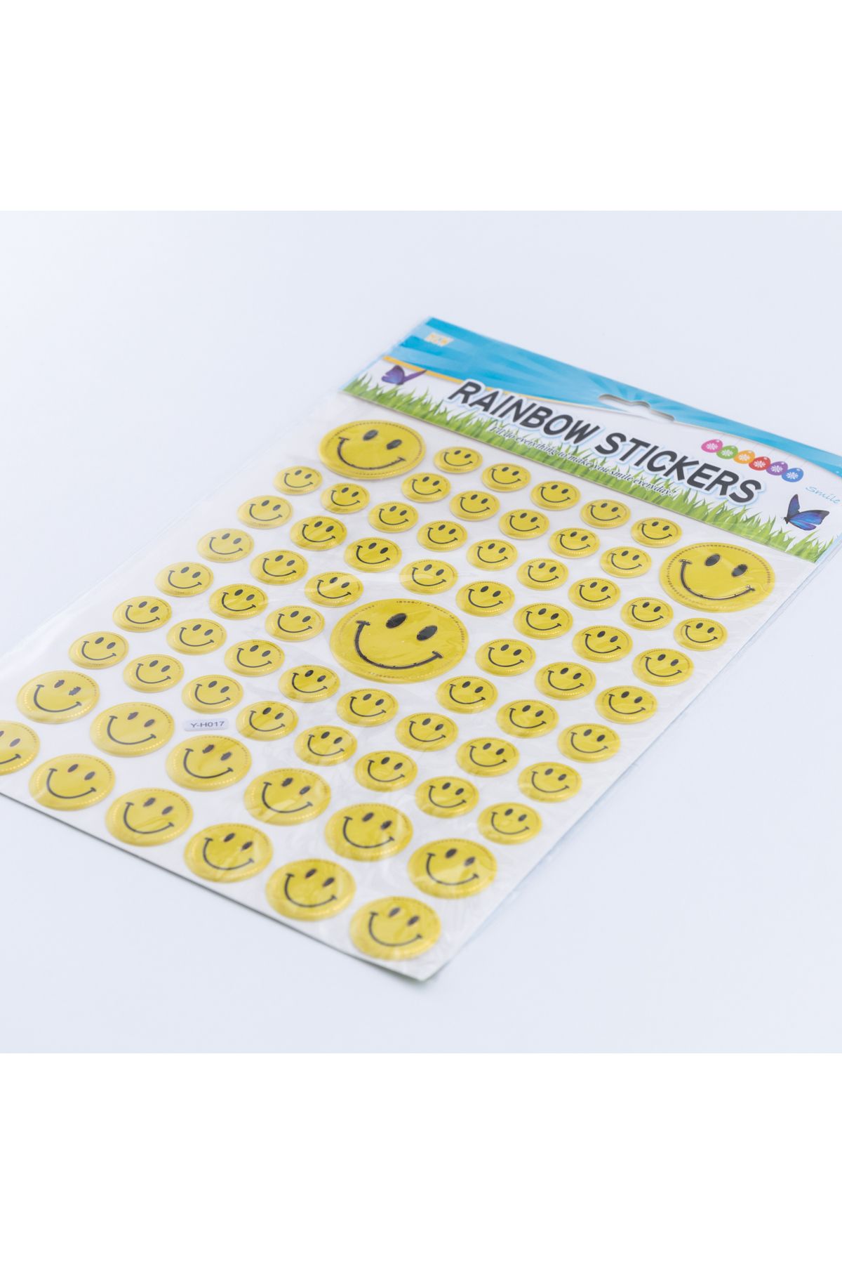 Bimotif 51 adet kabartmalı gülen yüz sticker