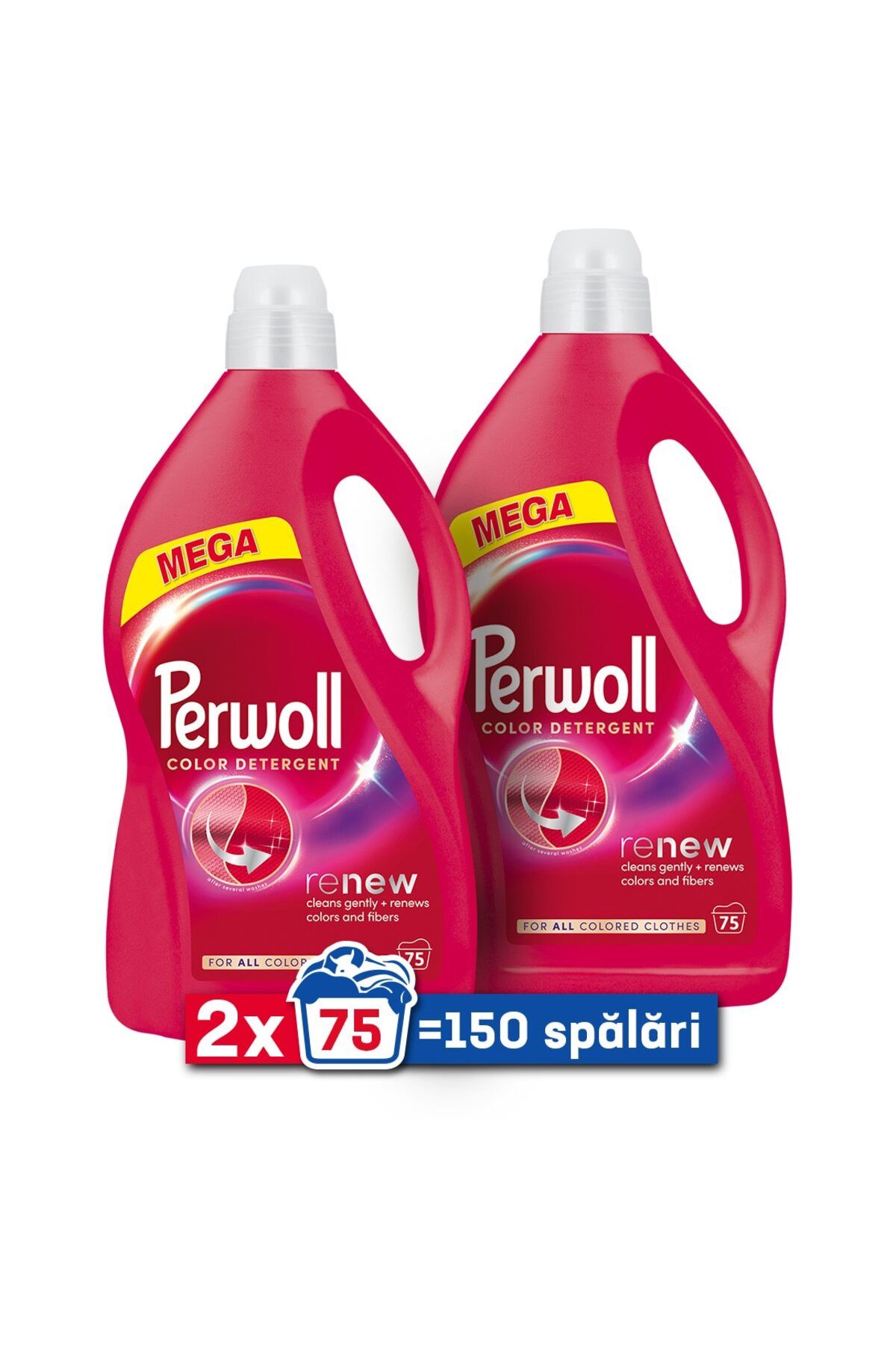 Perwoll Pachet 2 X Detergent Lichid Pentru Rufe Perwoll Renew Color - One Size