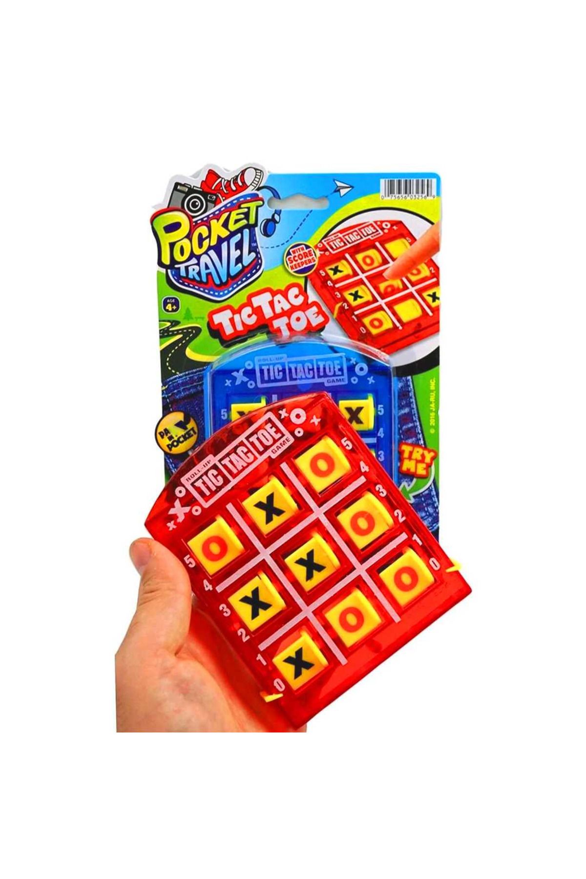 sunman oyuncak JARU POCKET TRAVEL 3256 TİC TAC TOE KARTELA 1 ADET 4+