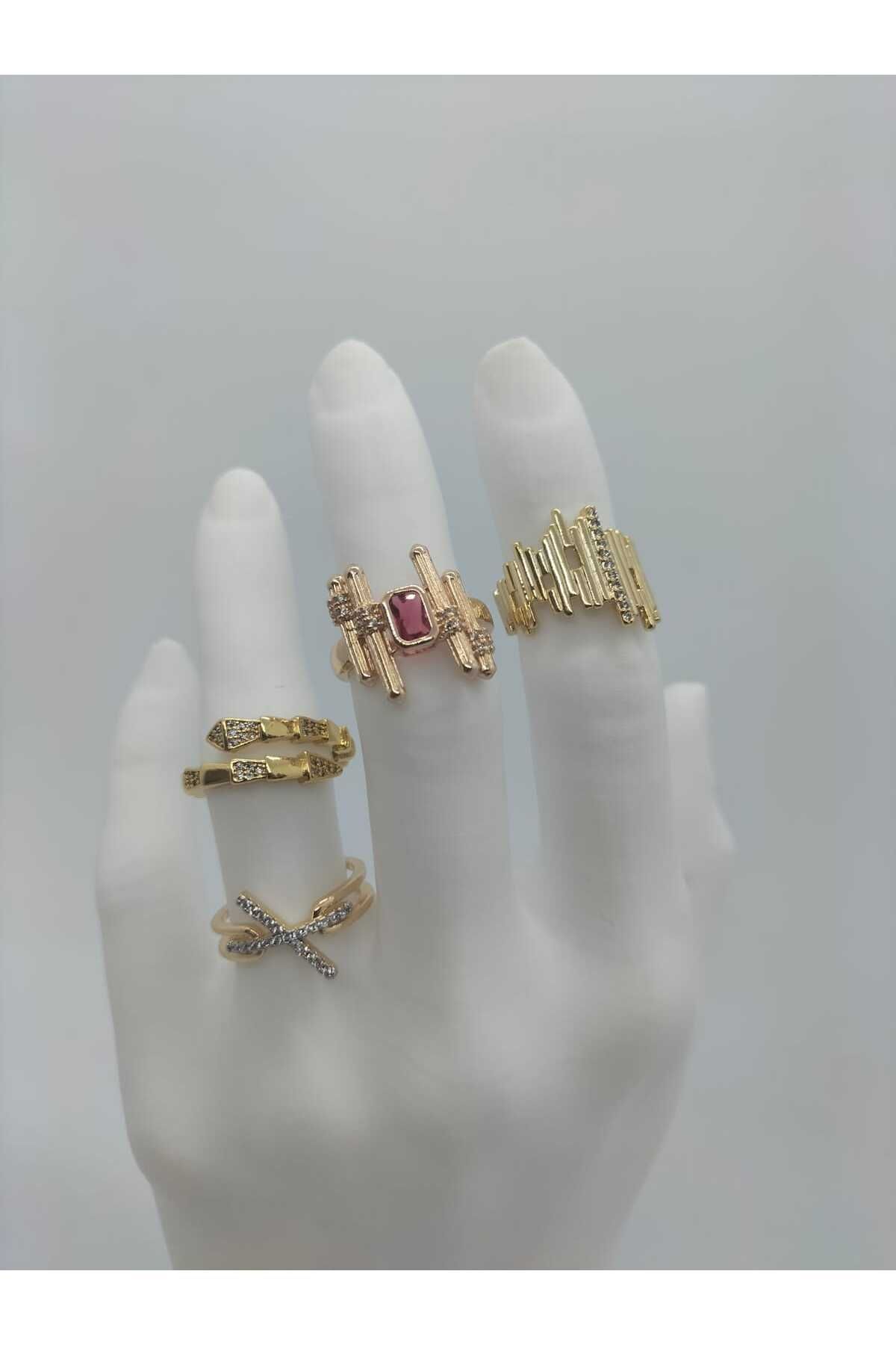 Valora Carmen Bord Gold Vip Yüzük