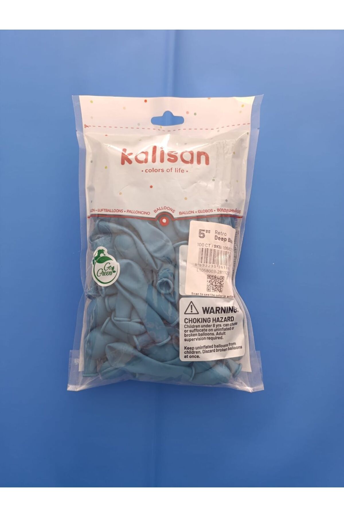 Parti Düşleri 5 İNC RETRO DEEP BLUE 100 ADET