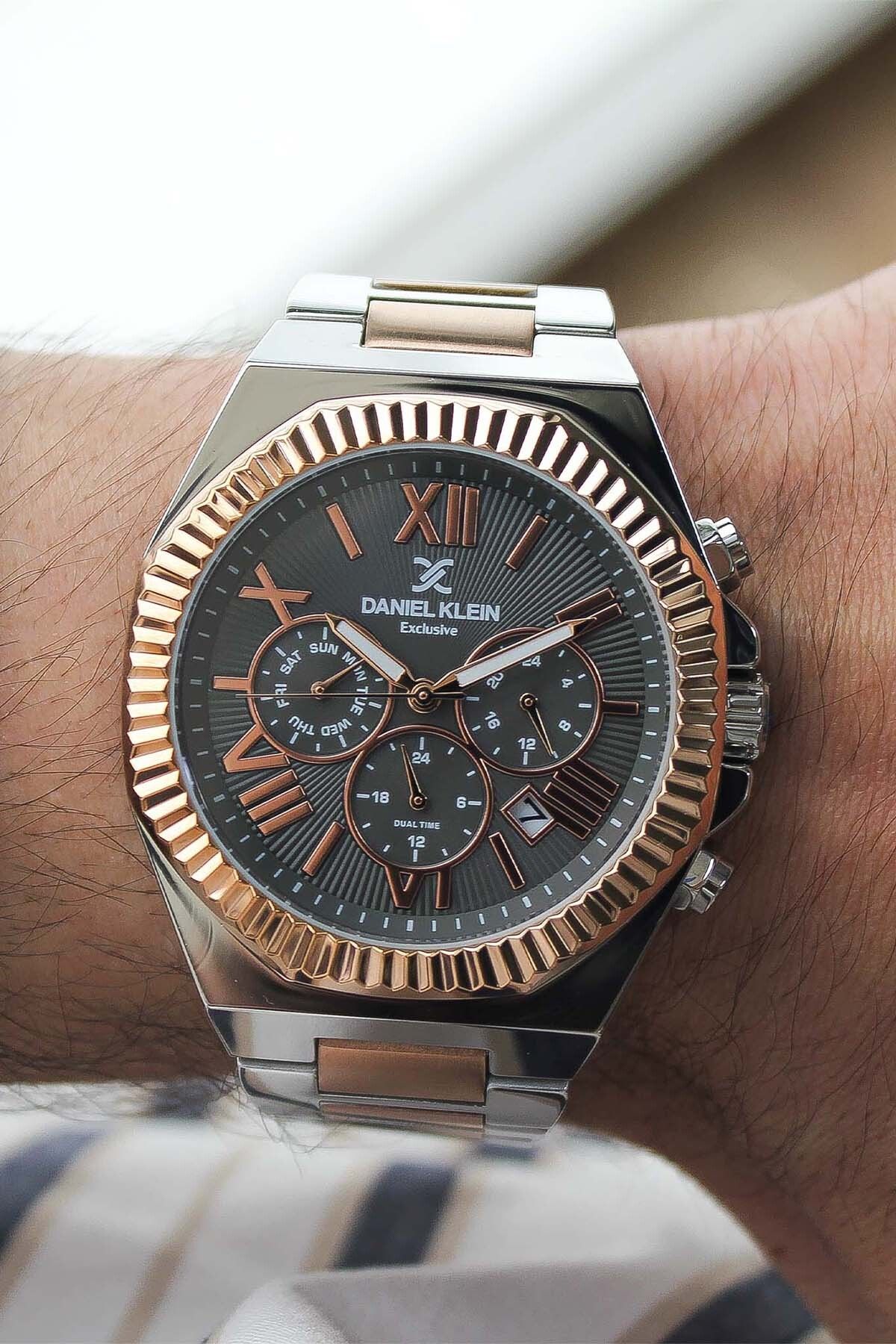 Daniel Klein DK342437 Çelik Kordonlu Erkek Kol Saati