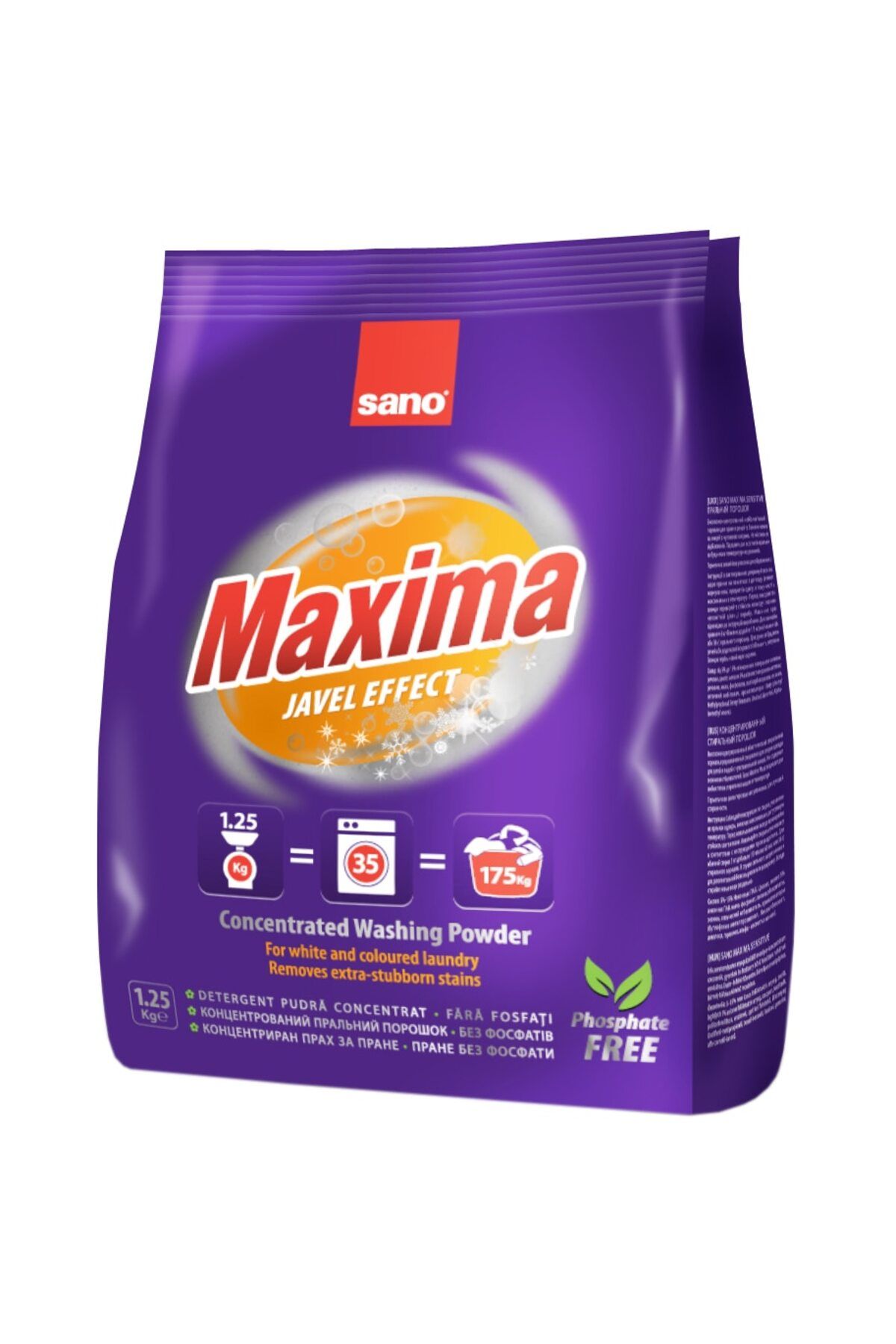 Sano-Detergent automat Sano Maxima Javel 1