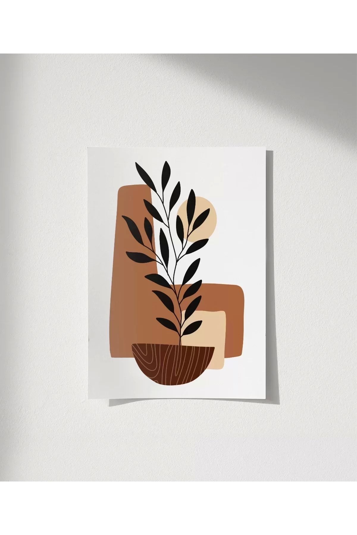VOGLOO Çerçevesiz Poster Bohem Saksı