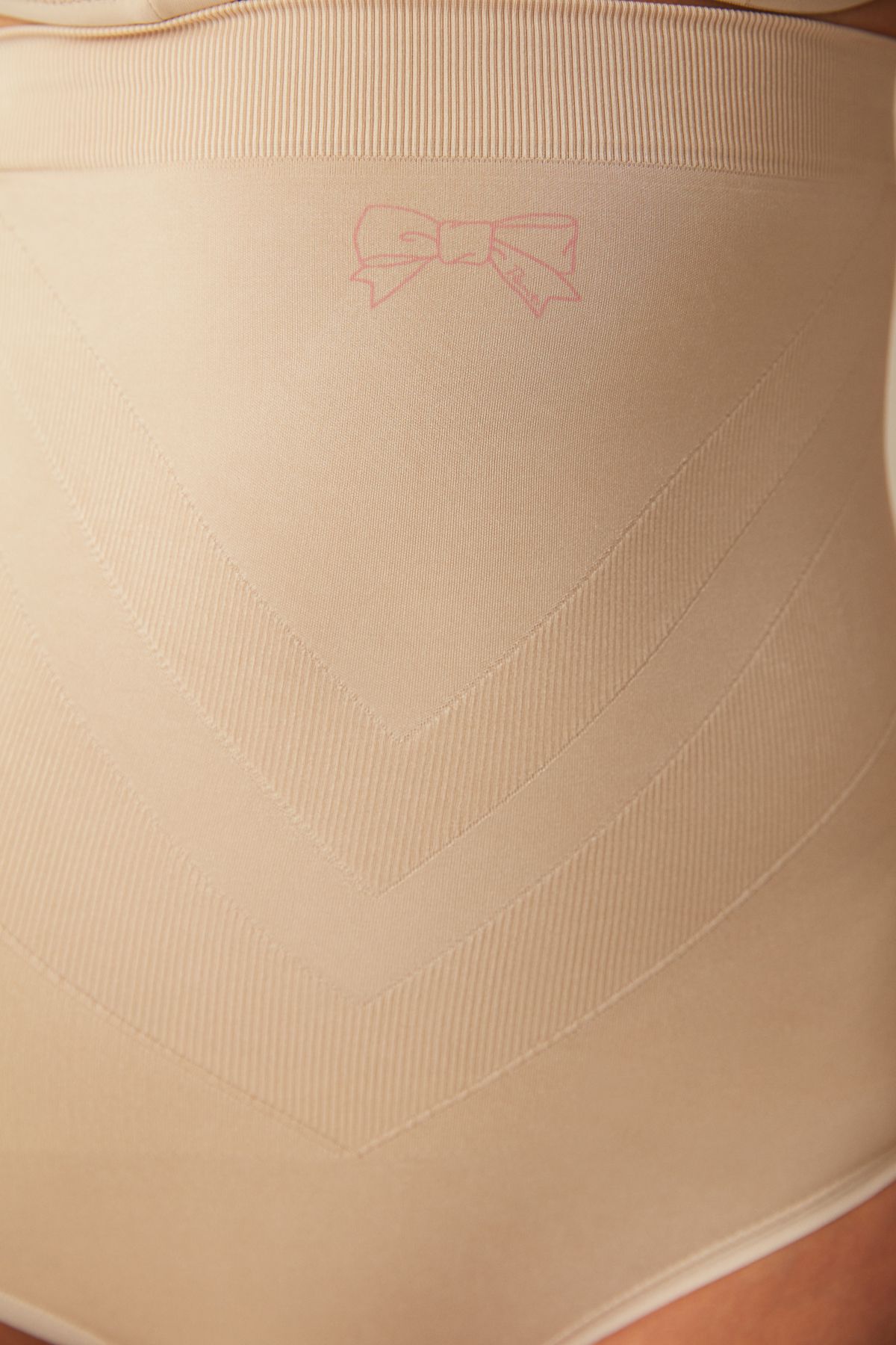 Penti-Corset fără sudură de culoare nudă 4