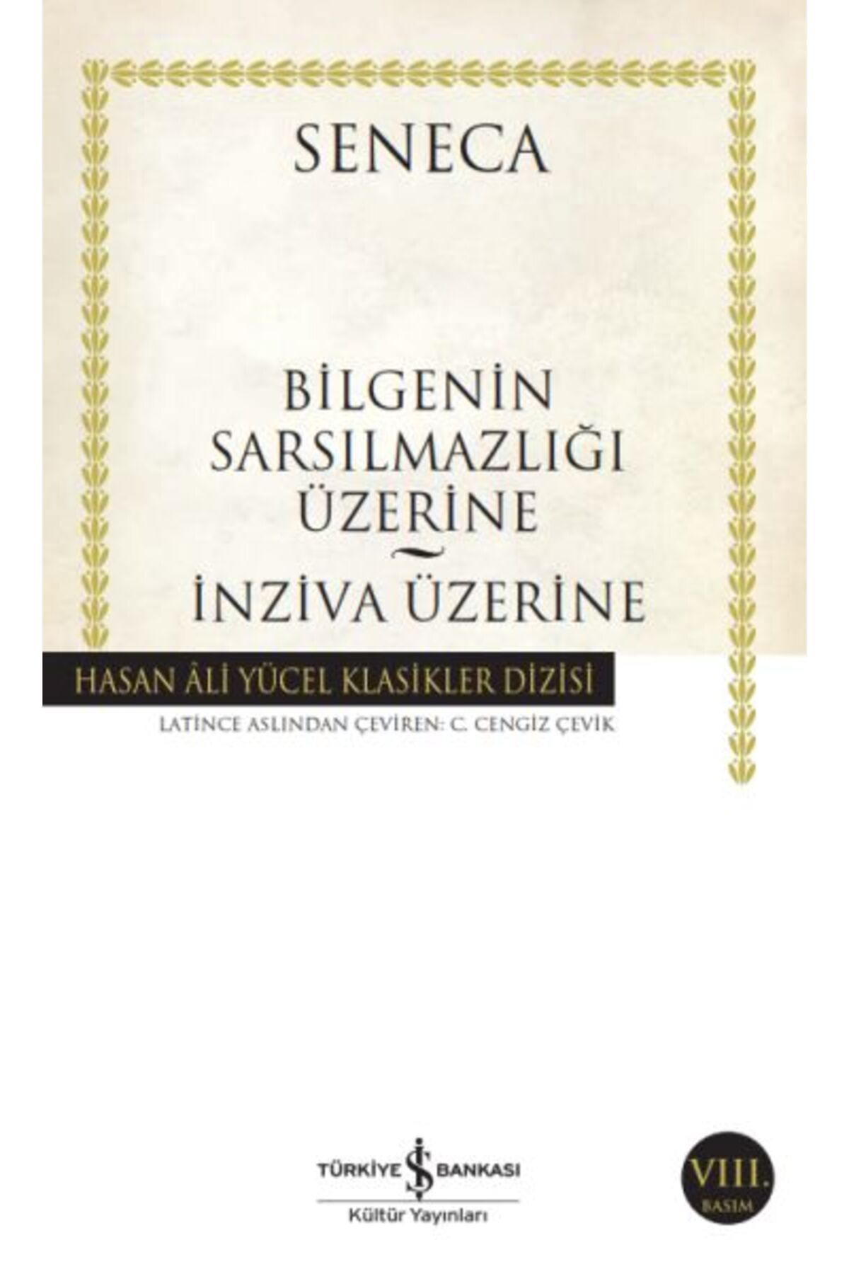 Destek Yayınları Bilgeliğin Sarsılmazlığı Üzerine - İnziva Üzerine - Hasan Ali Yücel Klasikleri