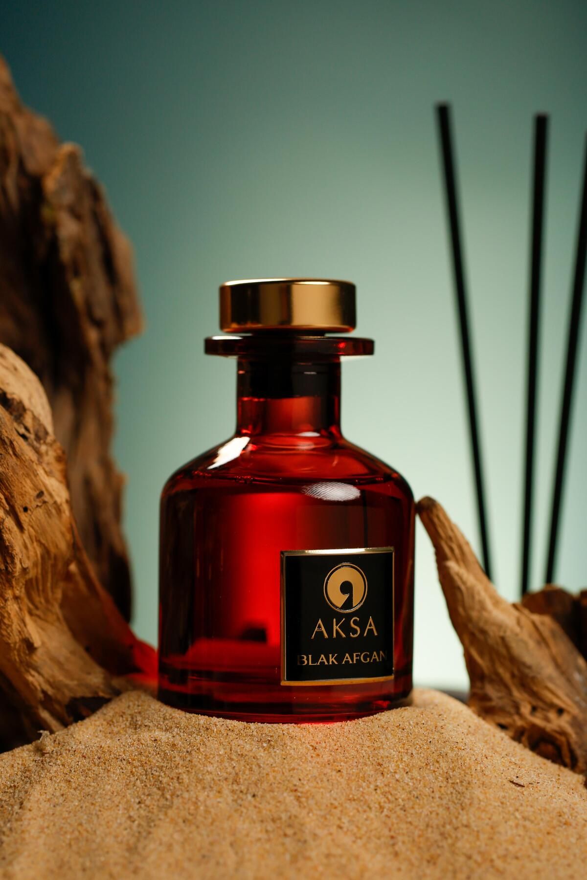 AKSA ESANS Lüks "BLACK AFGAN" Çubuklu Oda Kokusu 120 ml