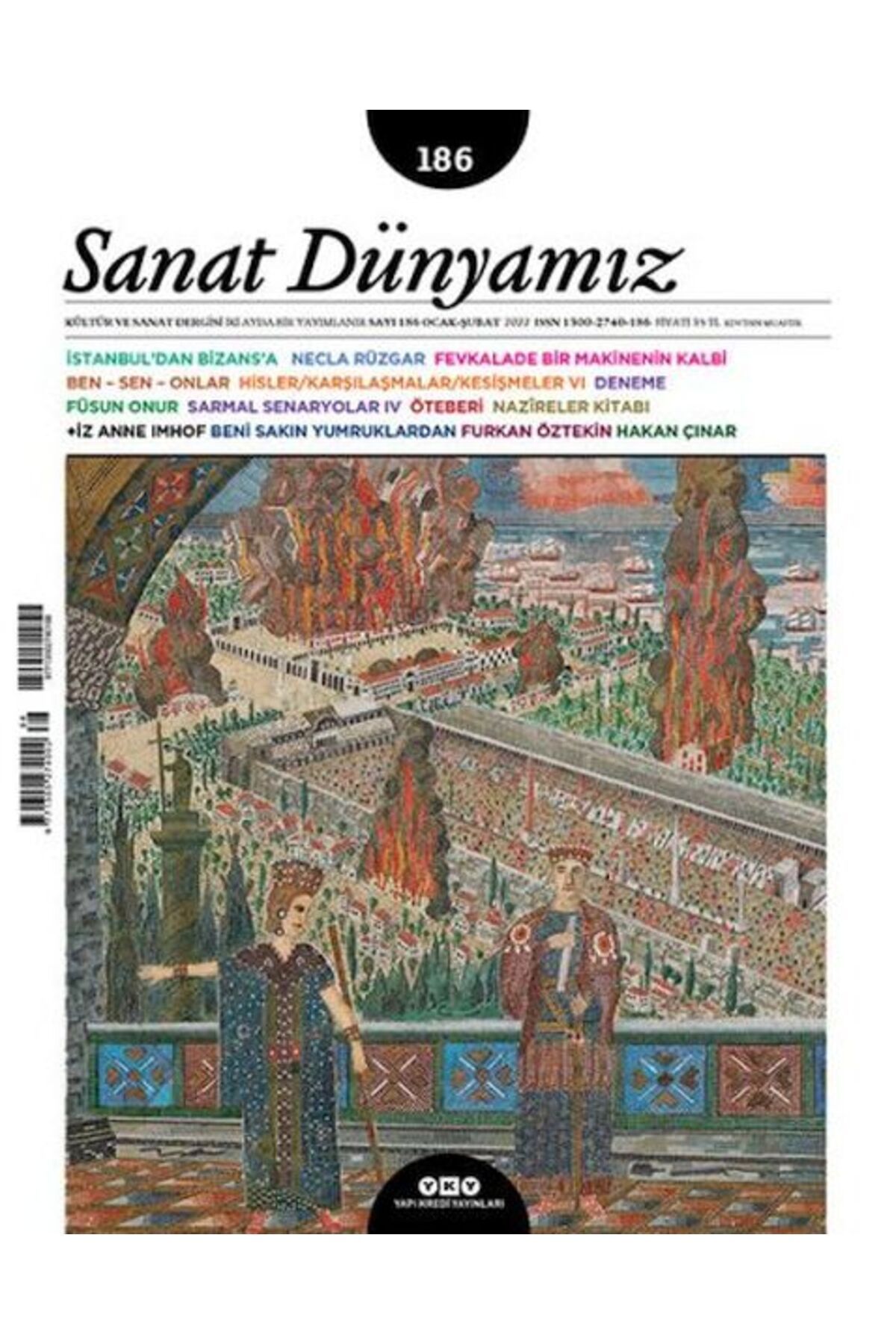 Destek Yayınları Sanat Dünyamız İki Aylık Kültür ve Sanat Dergisi Sayı: 186 Ocak - Şubat 2022