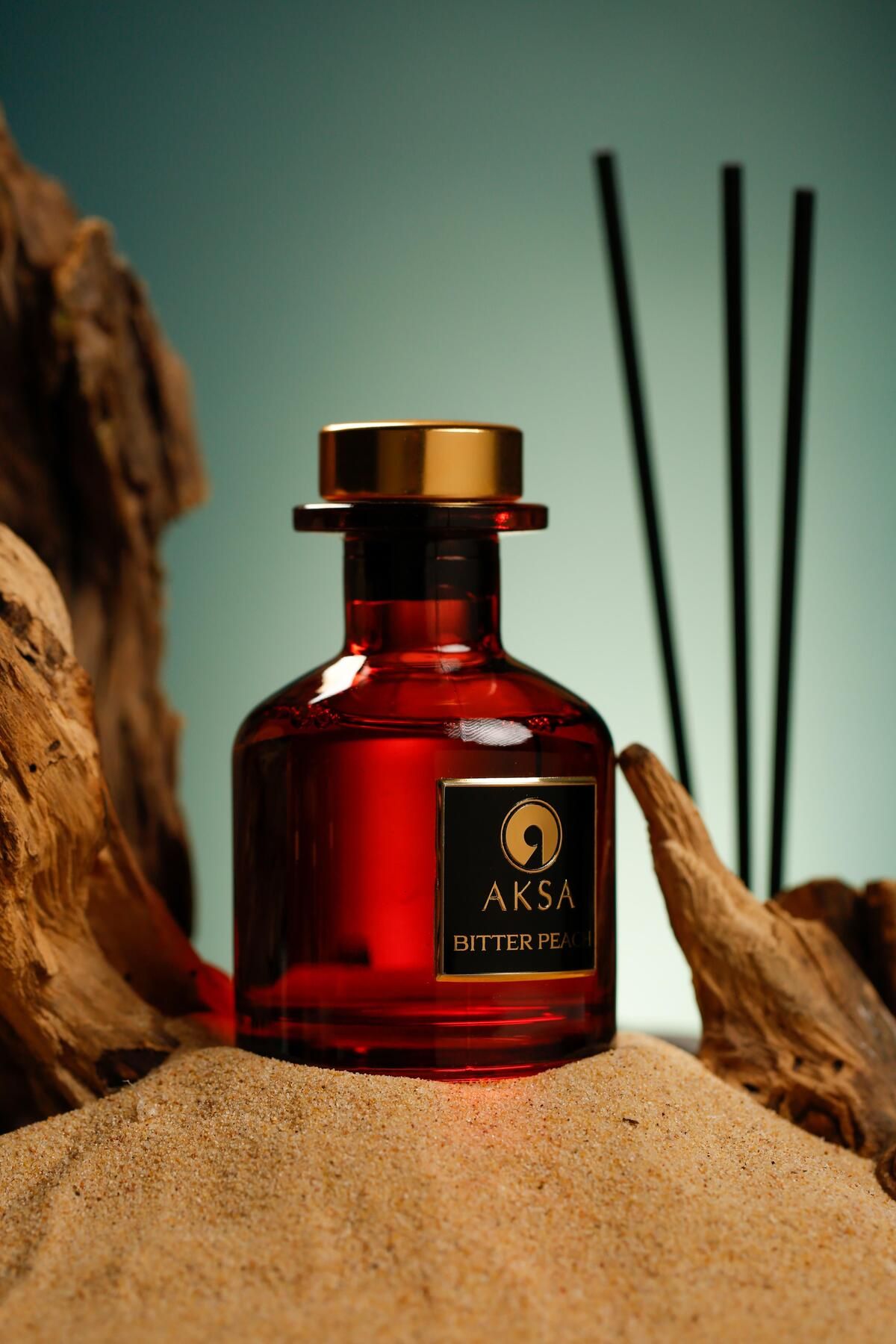 AKSA ESANS Lüks "BITTER PEACH" Çubuklu Oda Kokusu 120 ml