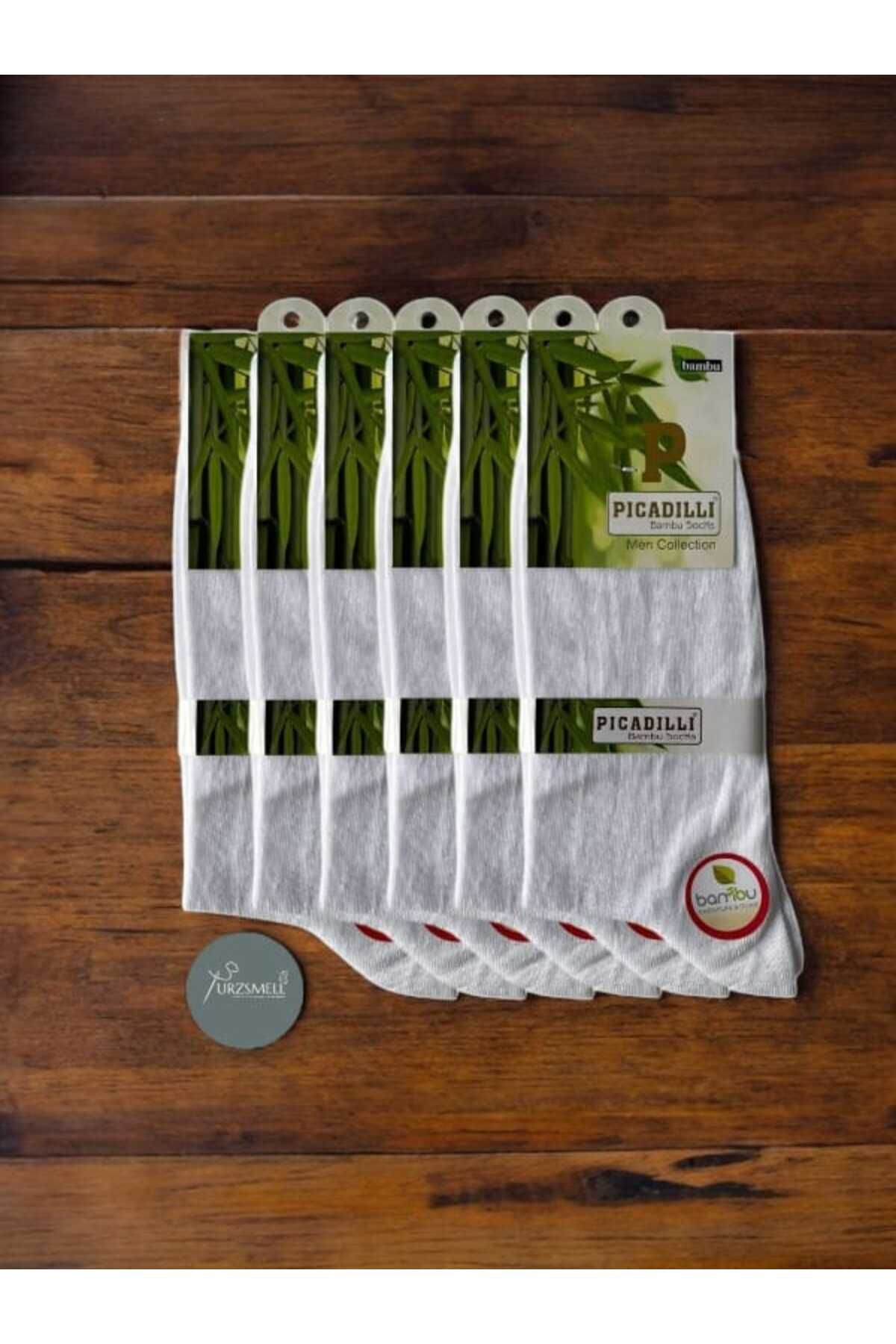urzsmell 6'lı Paket Premium Erkek Yazlık İnce Bambu Soket Çorap