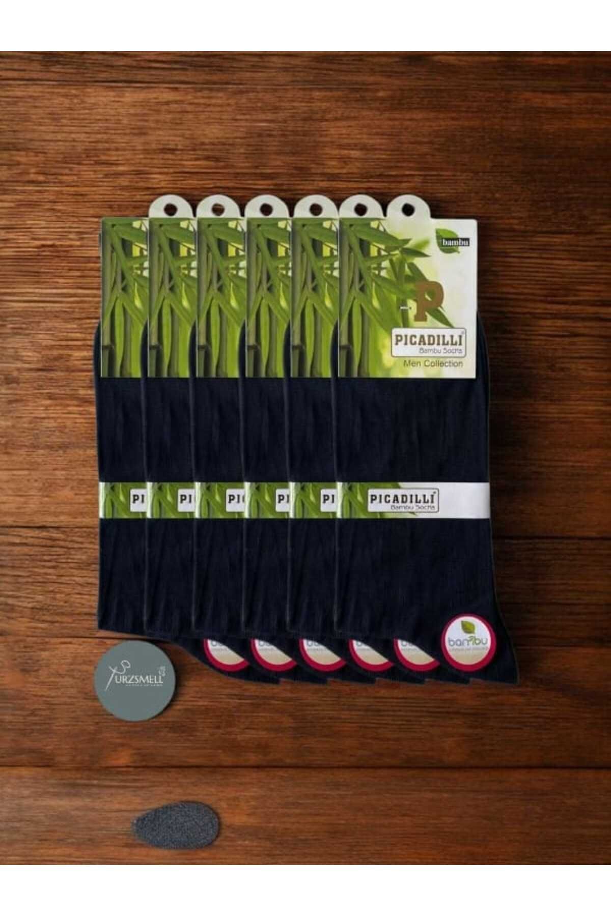 urzsmell 6'lı Paket Premium Erkek Yazlık İnce Bambu Soket Çorap