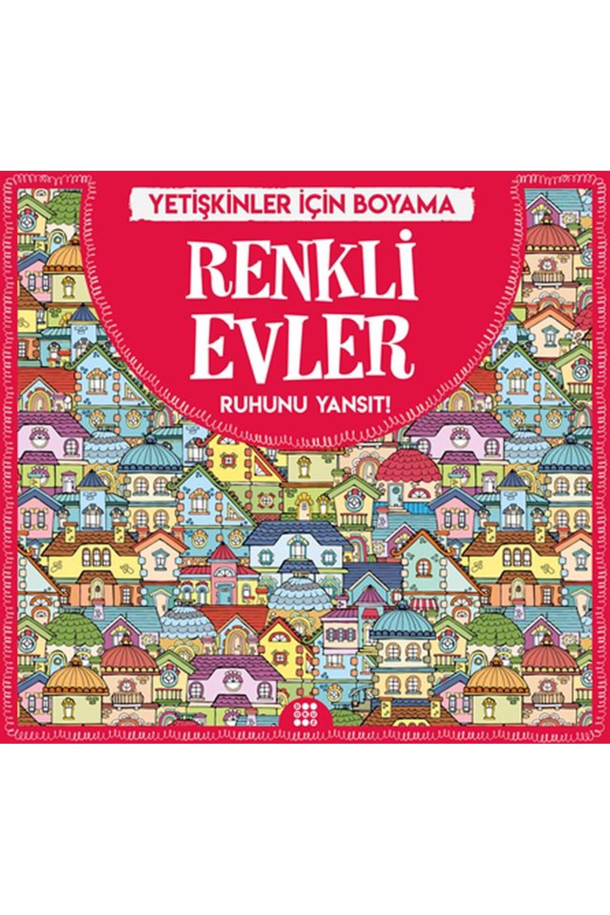 Karatay Yayınları Renkli Evler Yetişkinler İçin Boyama