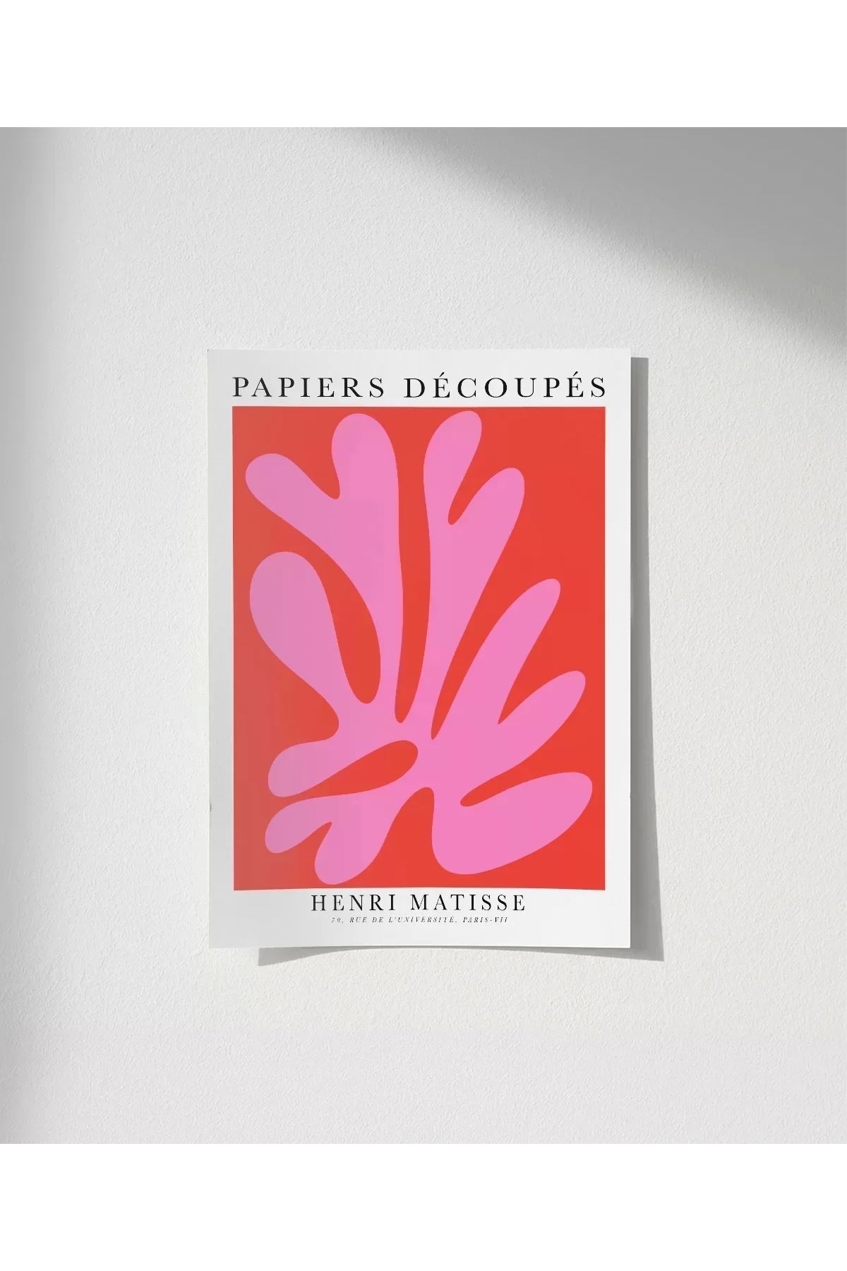 VOGLOO Çerçevesiz Poster Matisse Papiers Découpés No 1
