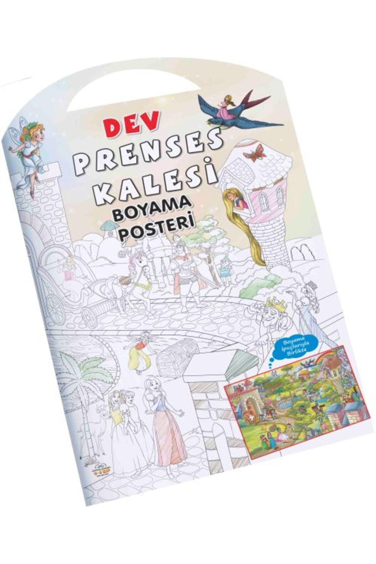 0-6 Yaş Yayınları Prenses Kalesi Dev Boyama Posteri