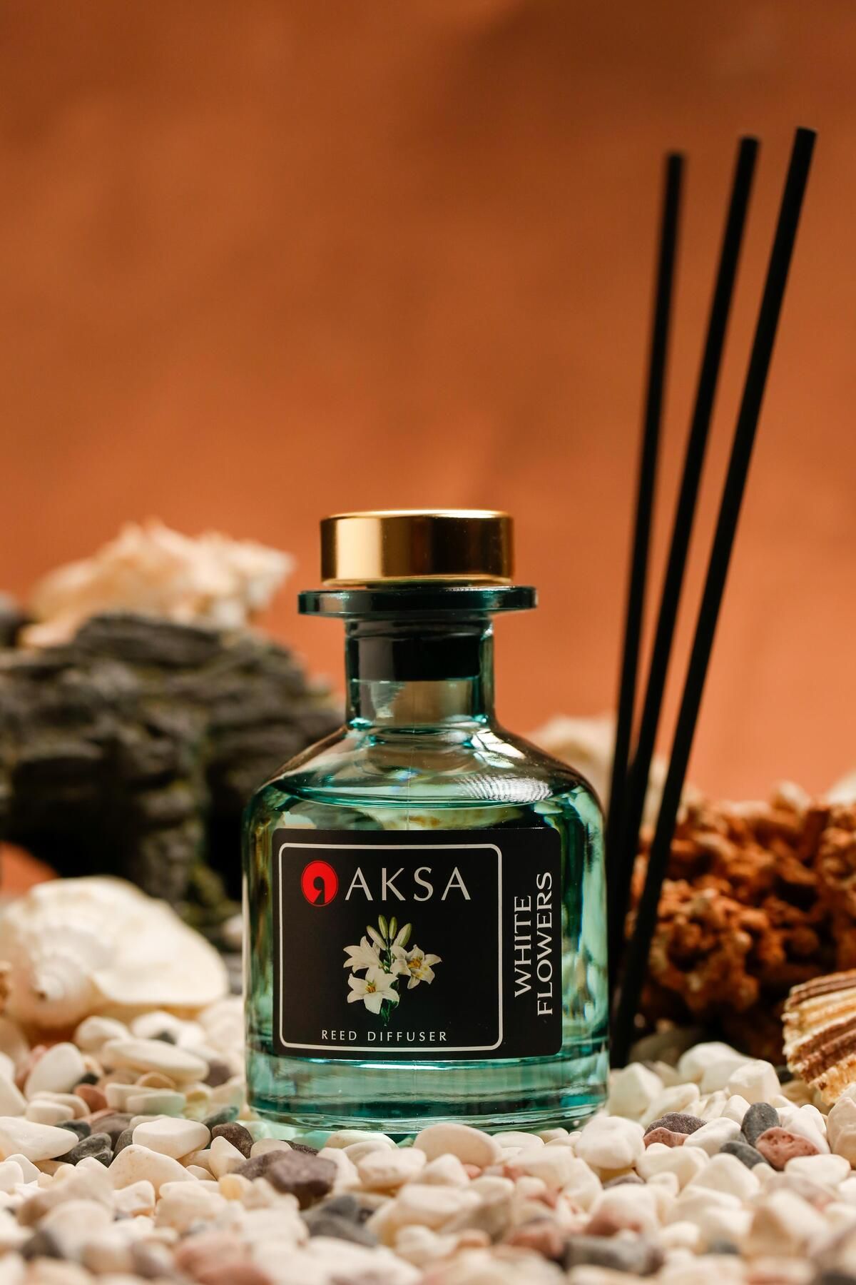 AKSA ESANS Melez "Beyaz Çiçekler" Çubuklu Oda Kokusu 120 ml