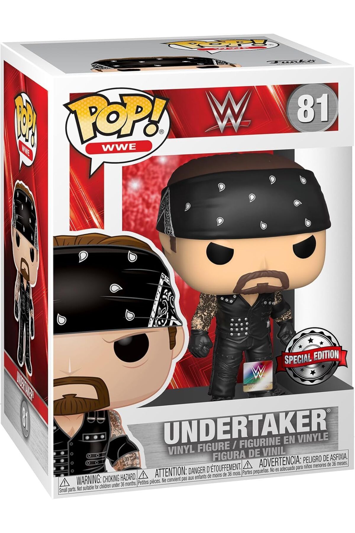 Funko Pop! WWE 81: Boneyard Undertaker, Koleksiyon Figürü, Resmi Ürün