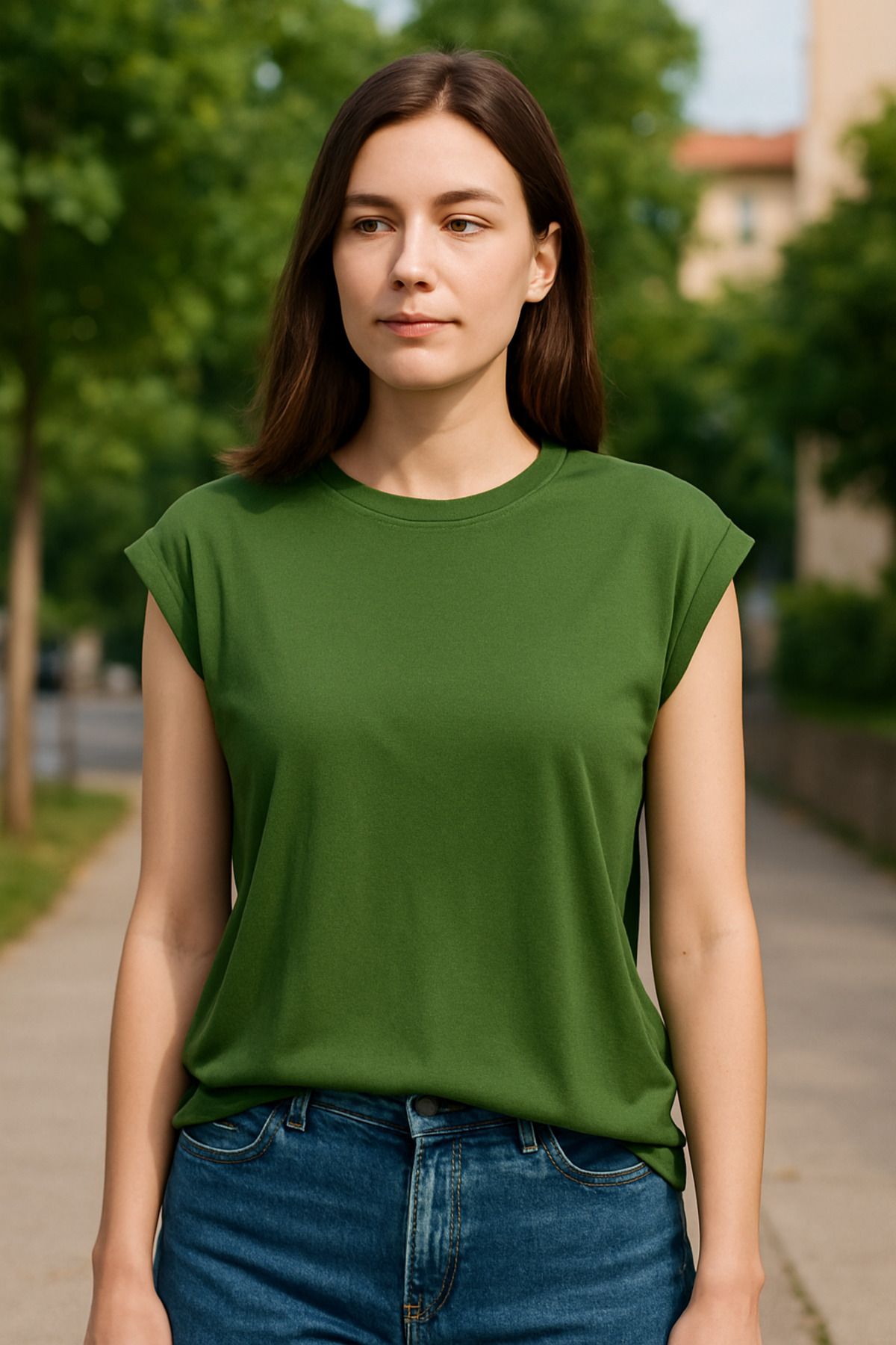 Stilmodas Kadın Oversize Basic Tişört