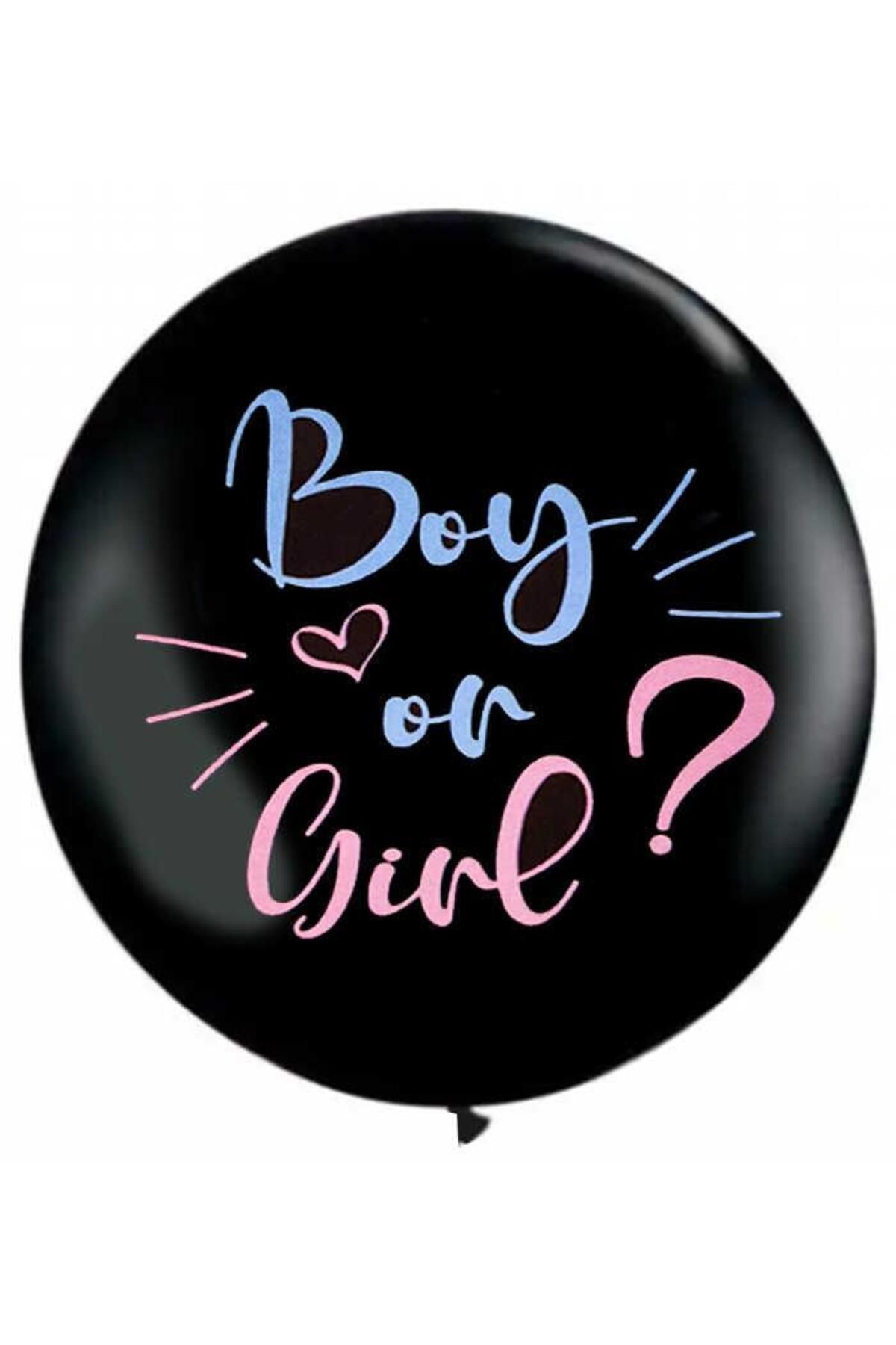 BalonEvi Poşette Baskılı Erkek Konfetili Balon