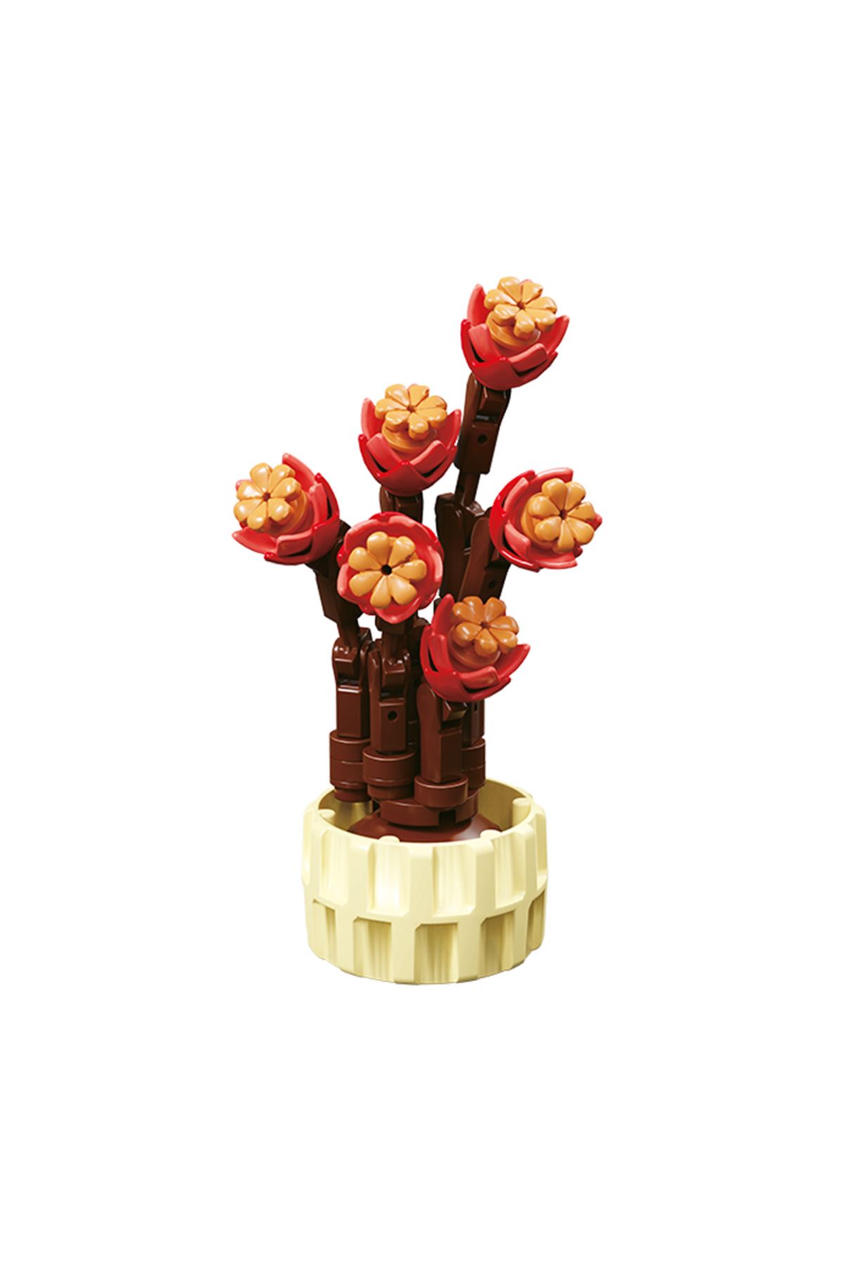 SmartFox-Iconic Decorative, Collectible and Displayable Block Succulent Flower Model Making Set 5