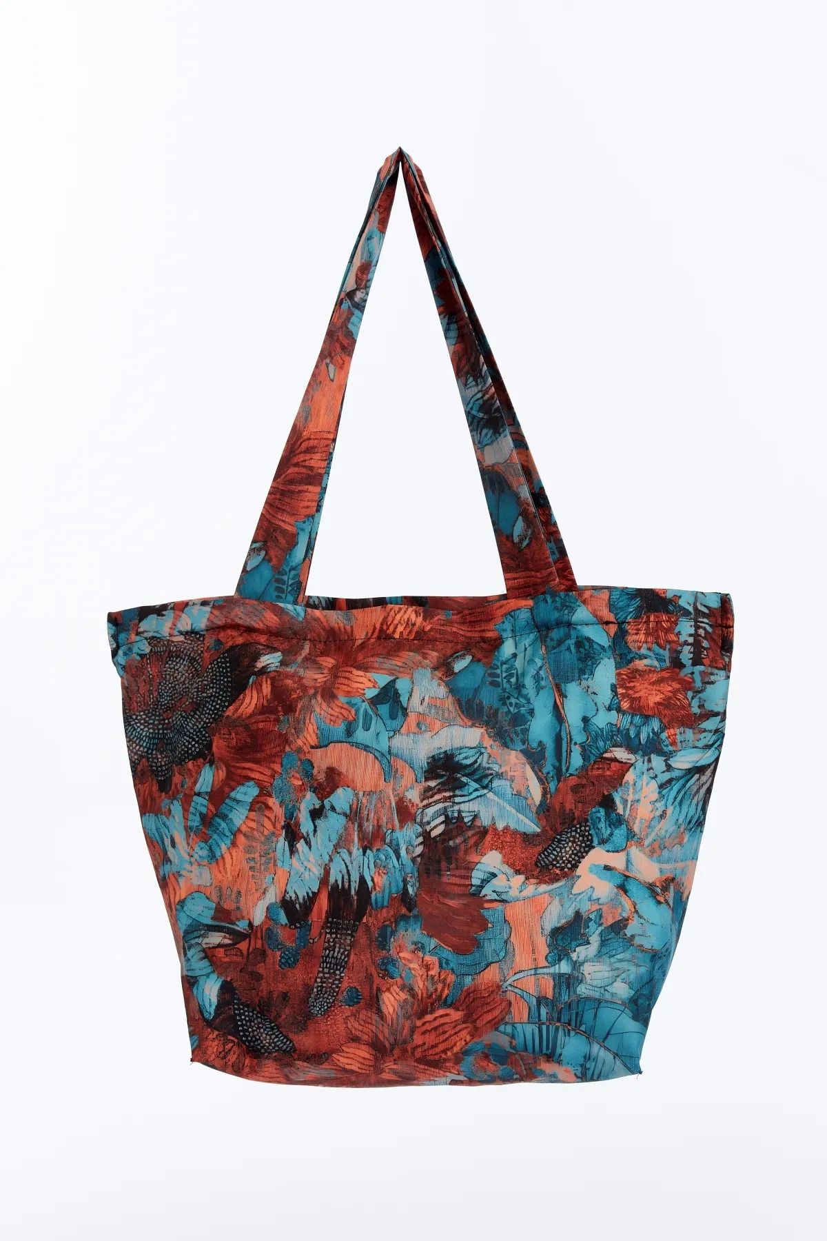 exxitcollection Renkli Desenli Plaj Çantası 45 cm e 60 cm