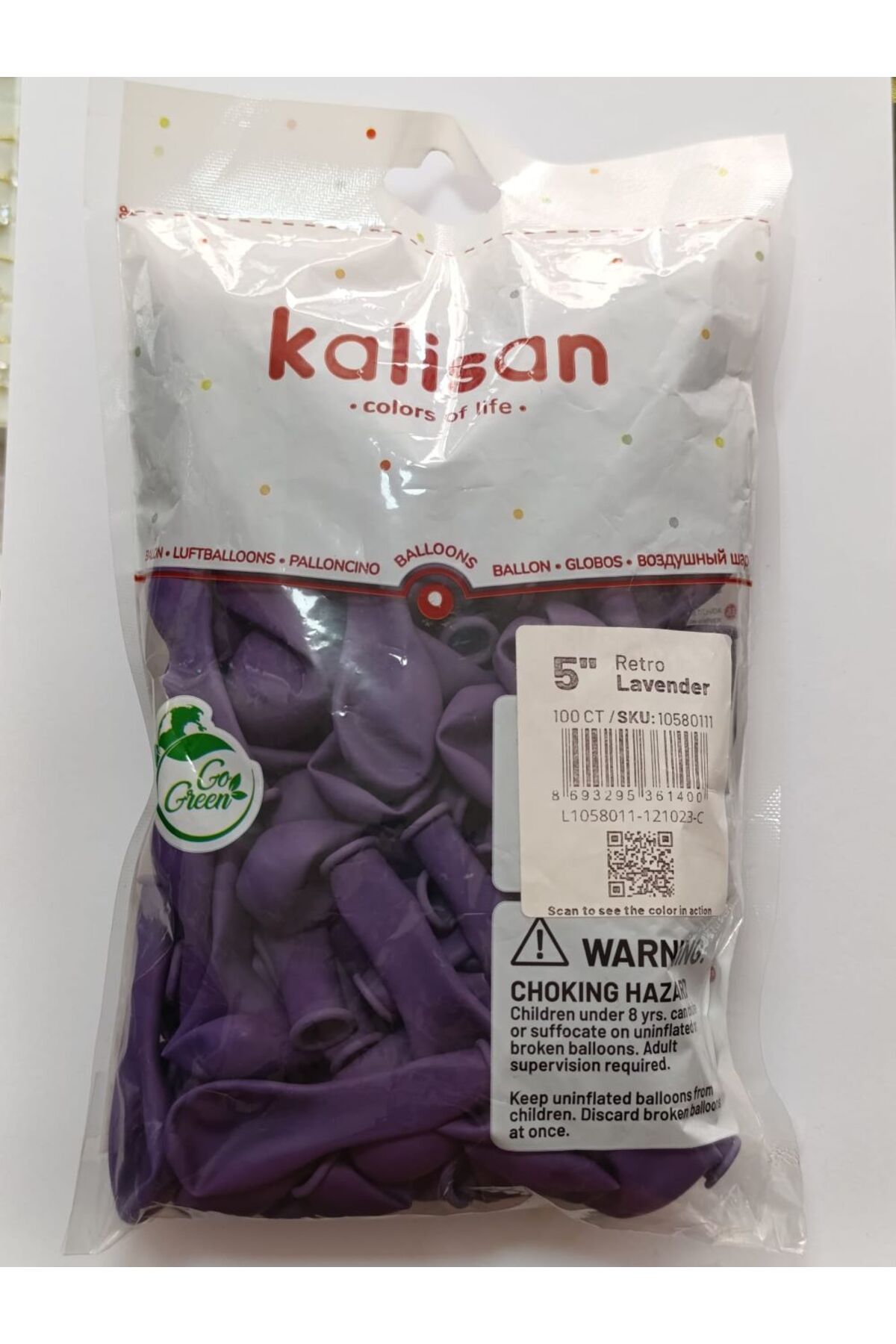 Parti Düşleri 5 İNC RETRO LAVANDER (LAVANTA) 100 ADET