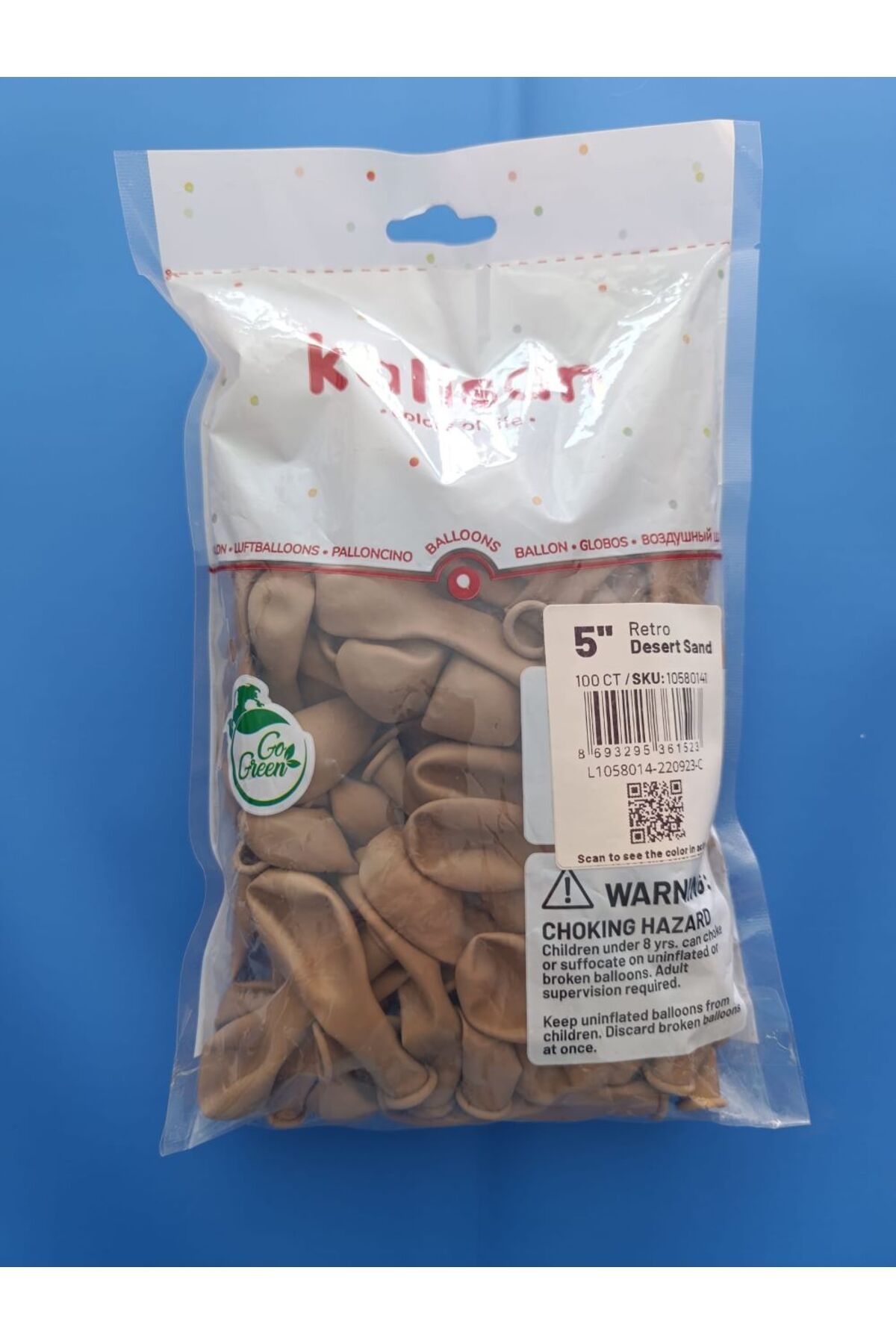 Parti Düşleri 5 İNC RETRO DESERT SAND (ÇÖL KUMU) 100 ADET