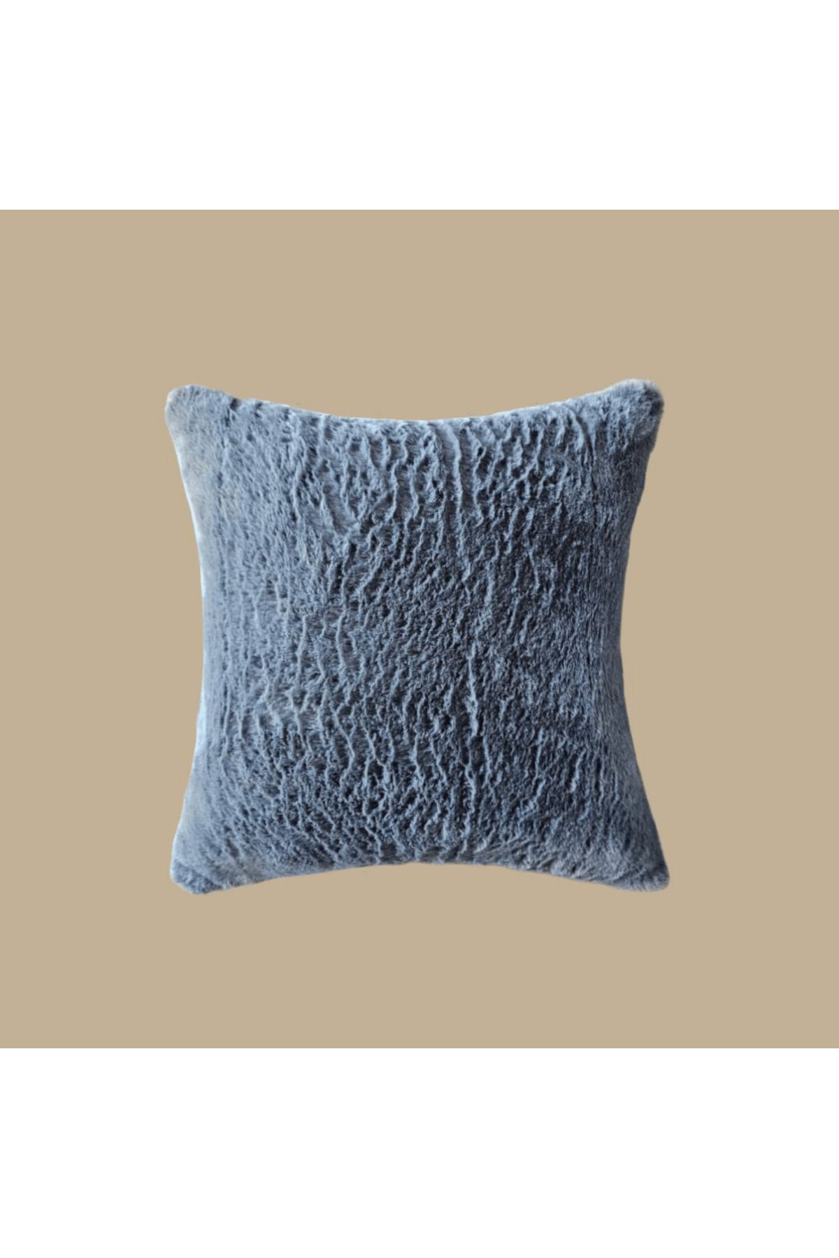 Comfy Sloth Antrasit Peluş Kırlent Kılıfı - NUVELL