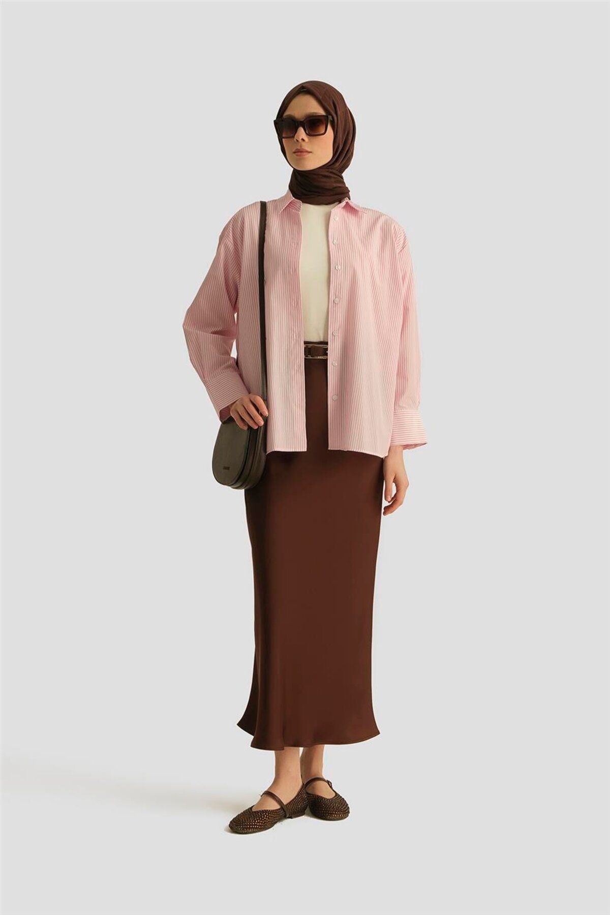 Armine Saten Etek 25YH1534 Acı Kahve