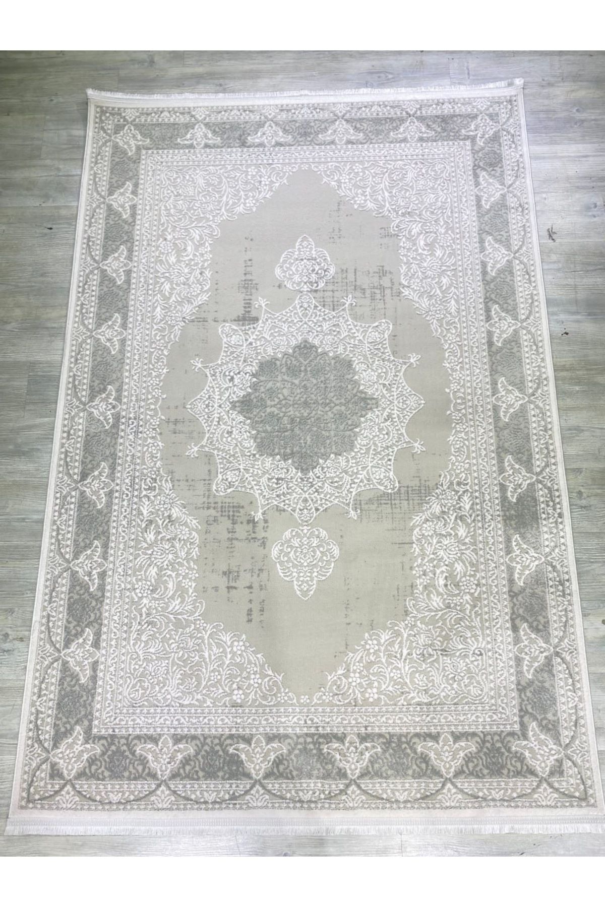 Elfin LOREZ EMSALİ İPEKSİ YÜN TUŞELİ TRİKO AKRİLİK OTURMA ODASI VE SALON HALISI