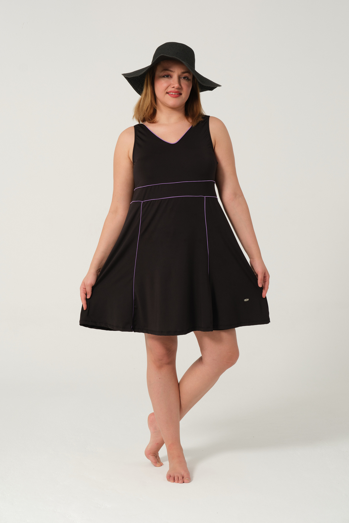 TESMAY BÜYÜK BEDEN ELBİSE MAYO