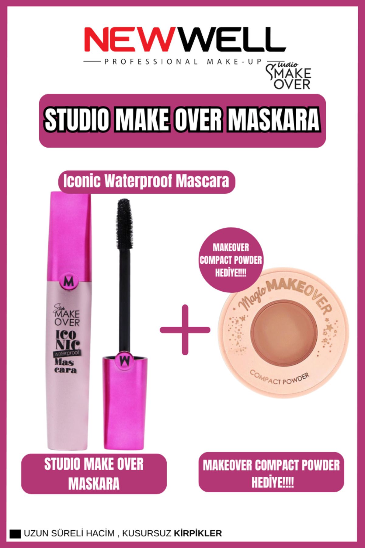 Makeover New Well Makeover İconic Waterproof Mascara