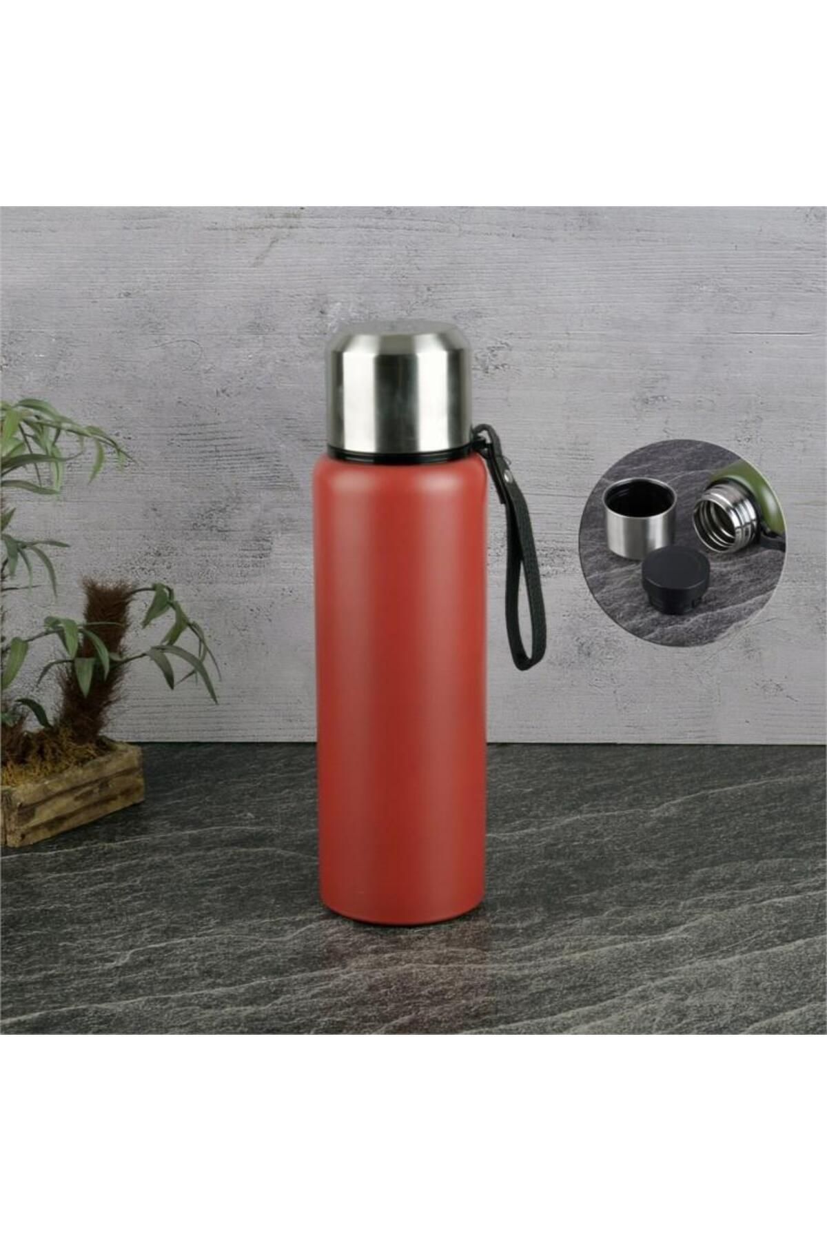 Paçi 75261 Kırmızı Avcı Çift Katlı Çelik Termos 1000 ml