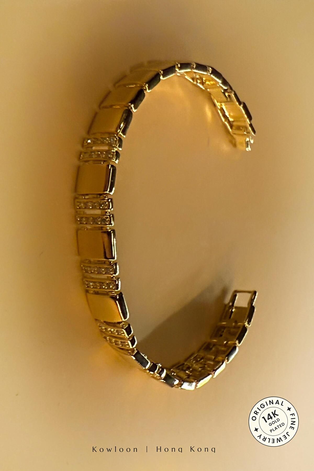 cacharel classic 14K Altın Kaplama Çelik Bileklilk