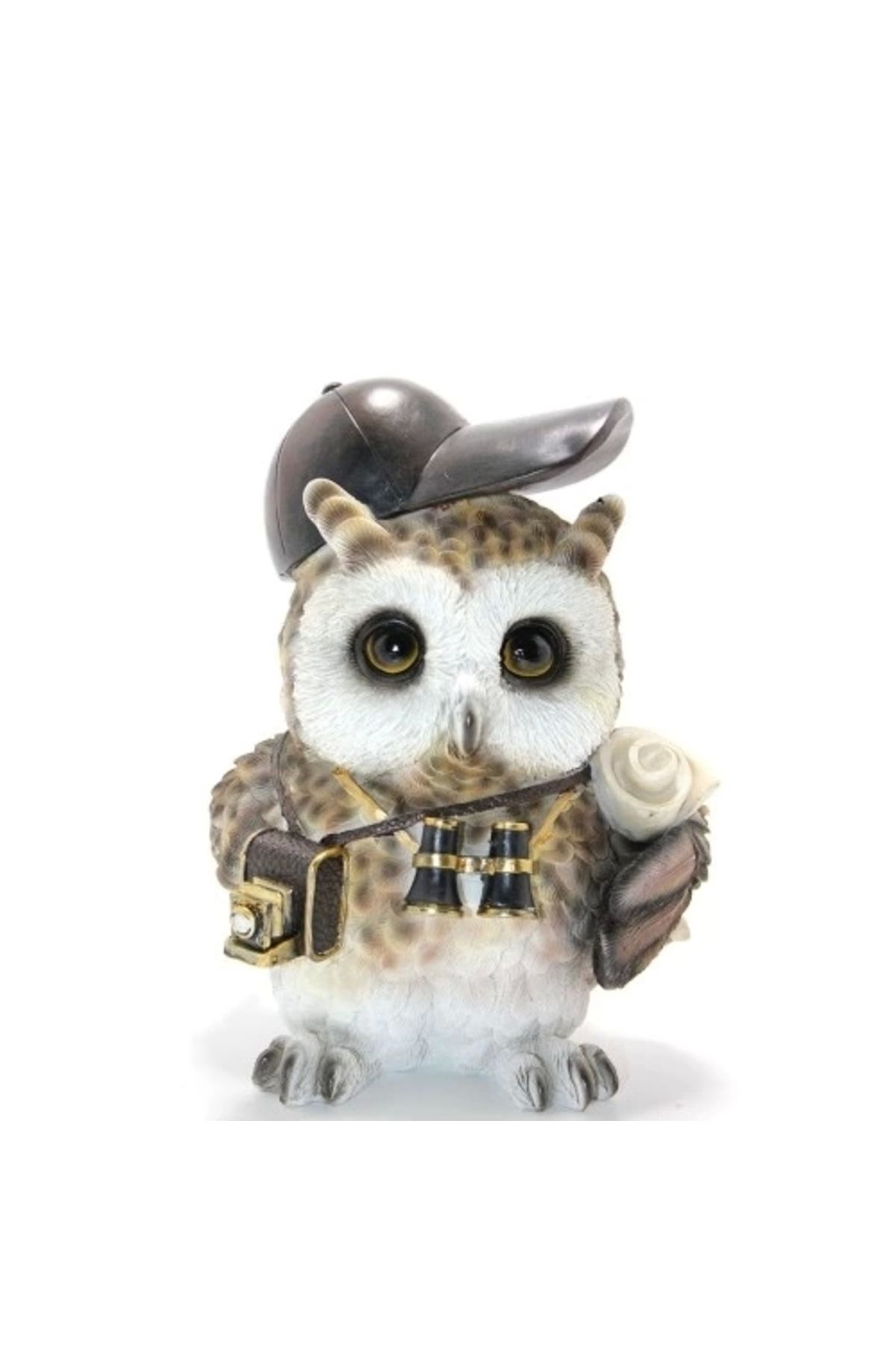 PRATİKOBA Steampunk Polyester Baykuş Figürü Model 2
