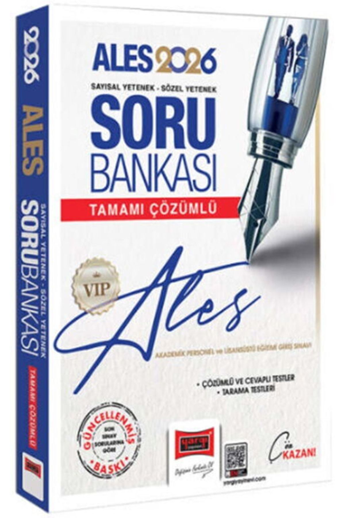 Yargı Yayınları Yargı Yayınları 2026 ALES VIP Sayısal Sözel Yetenek Tamamı Çözümlü Soru Bankası