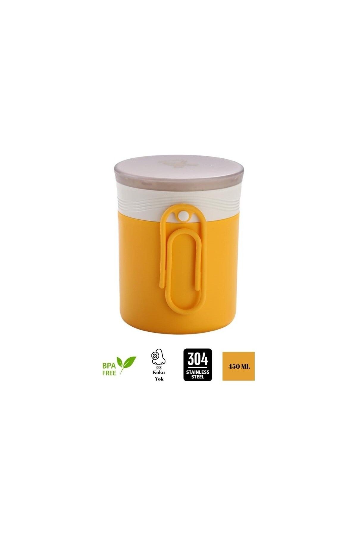 Vagonlife Vagon Çelik Lunch Box 450 Ml Sarı