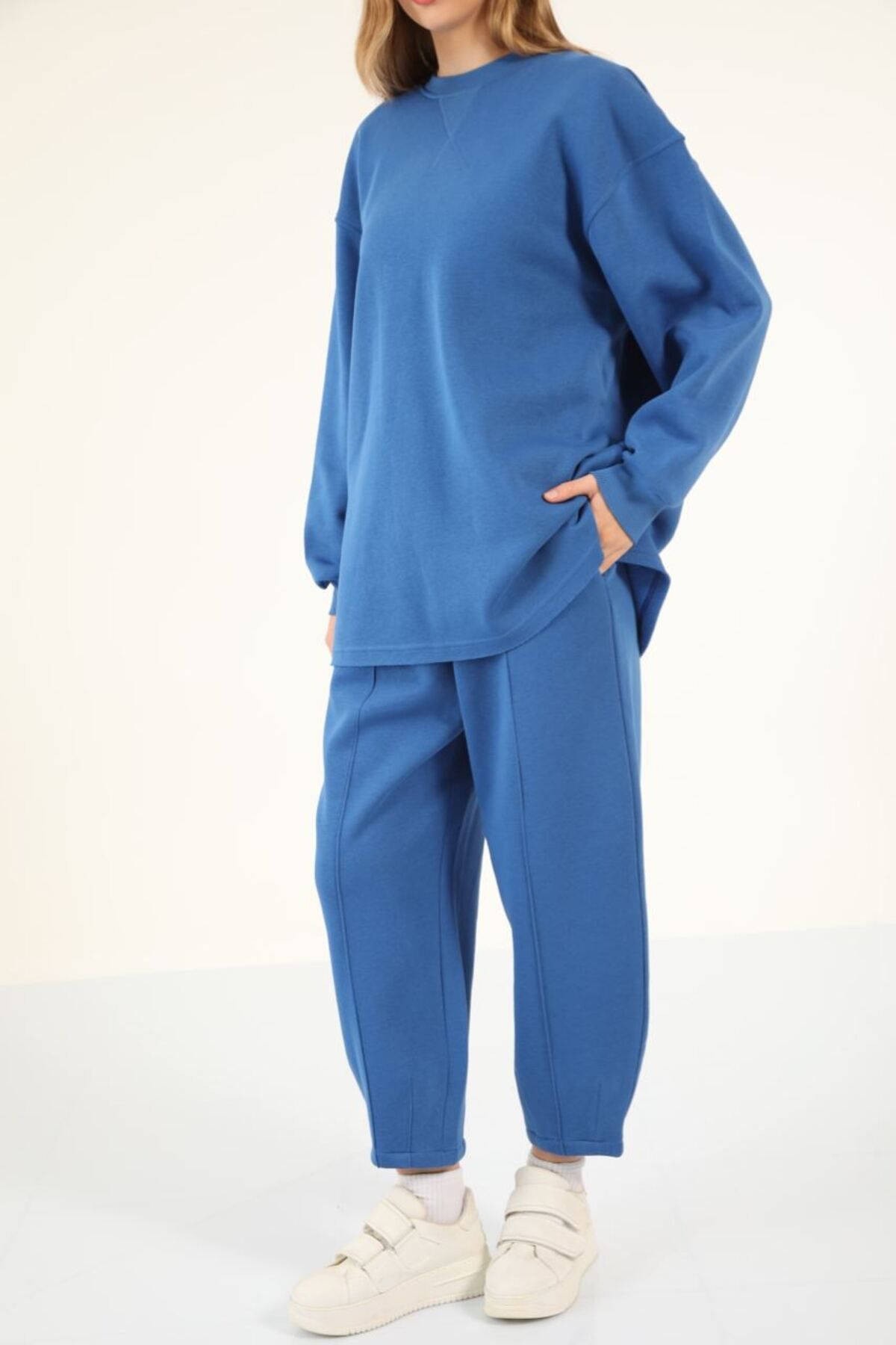 Suede Style 5376 - 2 İplik Penye Rahat Spor Kadın Takımı