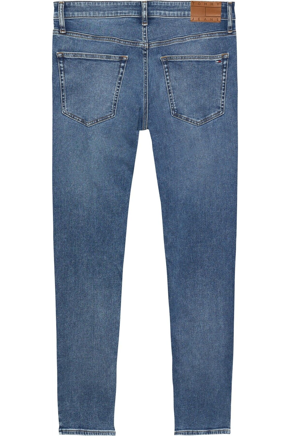 Tommy Hilfiger AUSTIN SLIM TPRD BI0234 CO Erkek Mavi Denim Pantolon - DM0DM21353