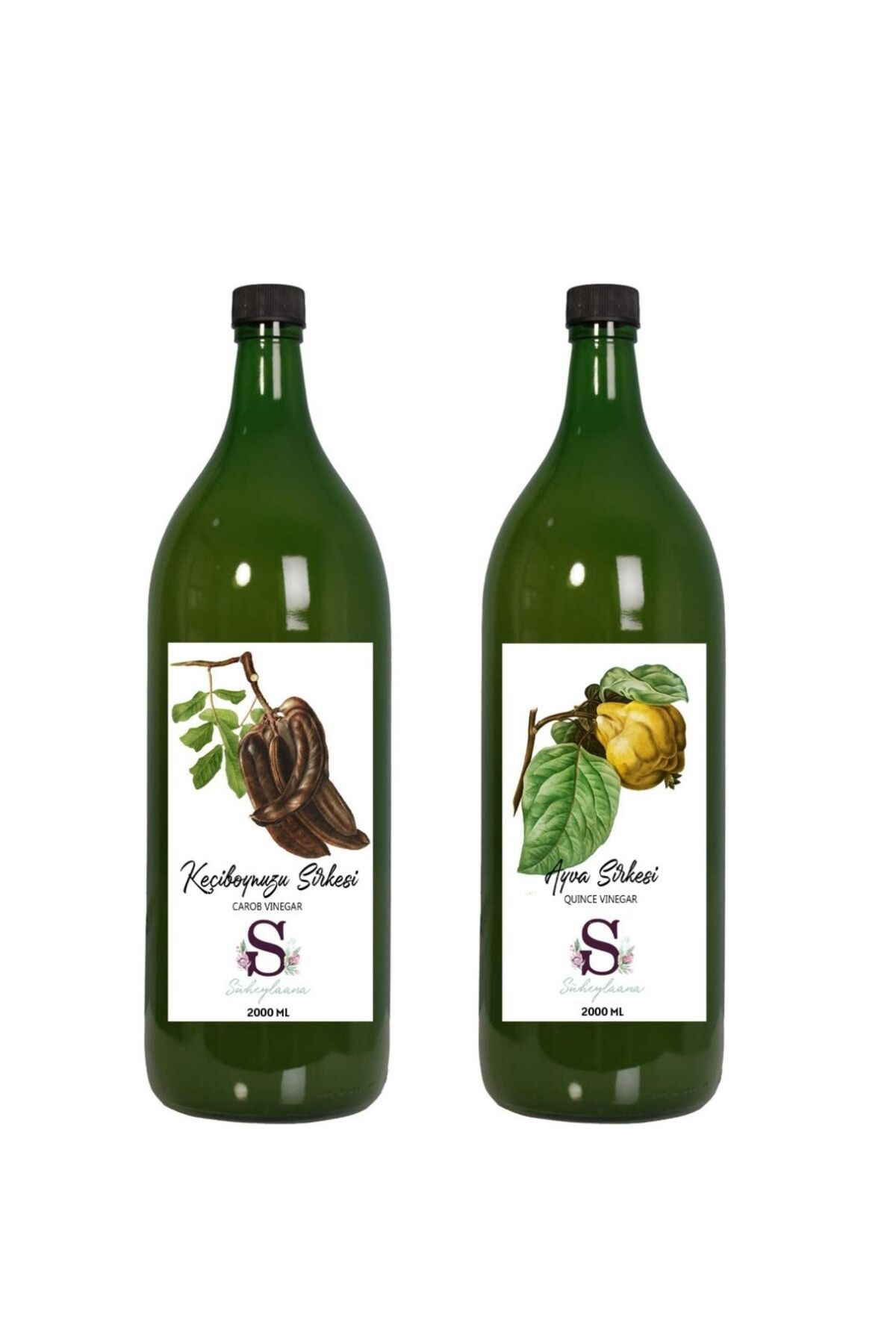 Süheylaana Doğal Keçiboynuzu Sirkesi 2000 Ml - Doğal Ayva Sirkesi 2000 Ml